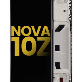 LCD Display mit Rahmen für Huawei Nova 10Z (professionell aufgearbeitet) (Black (Schwarz))