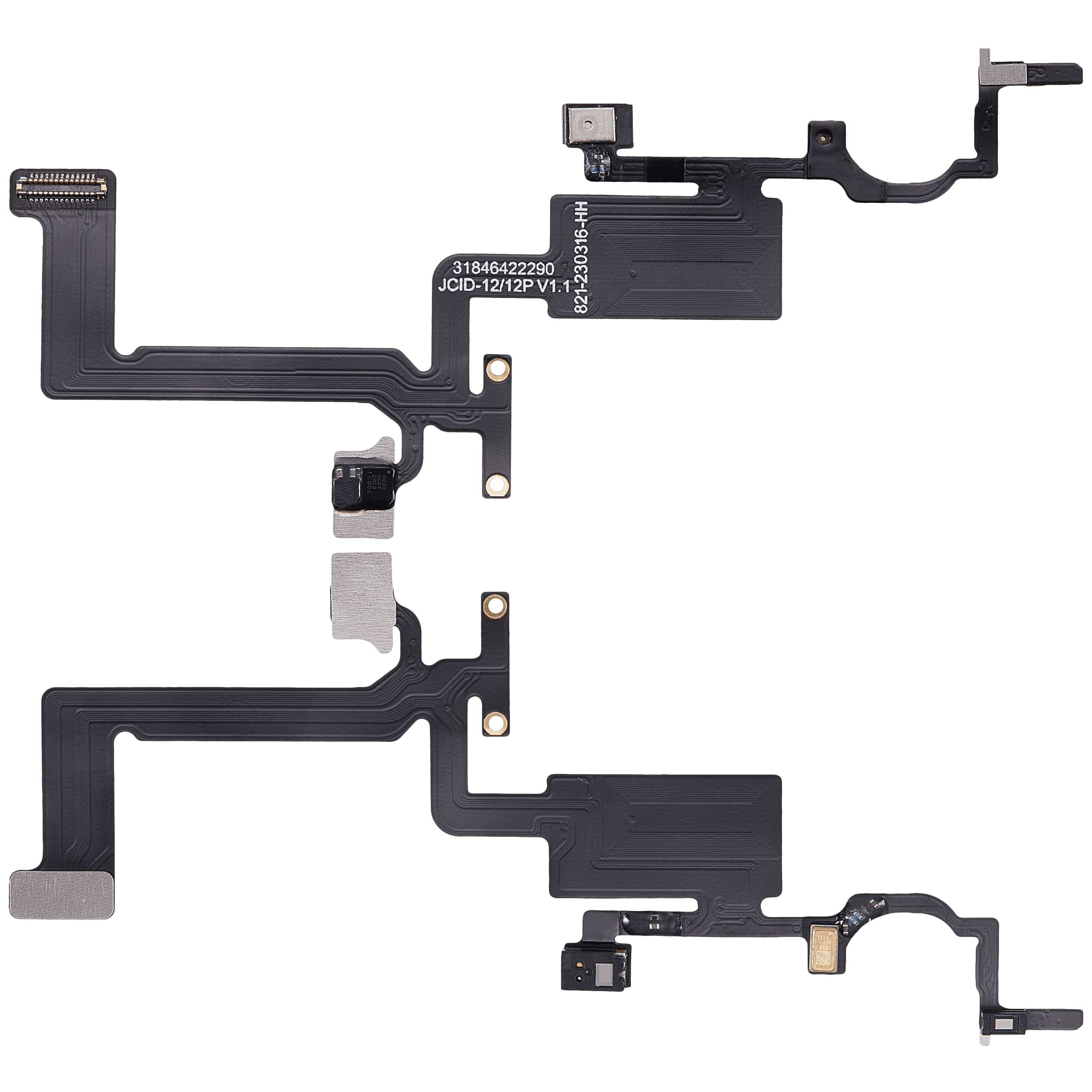 Näherungssensor Flexkabel für iPhone 12 / 12 Pro (Face ID und True Tone Recovery) (JCID) – Bild 2