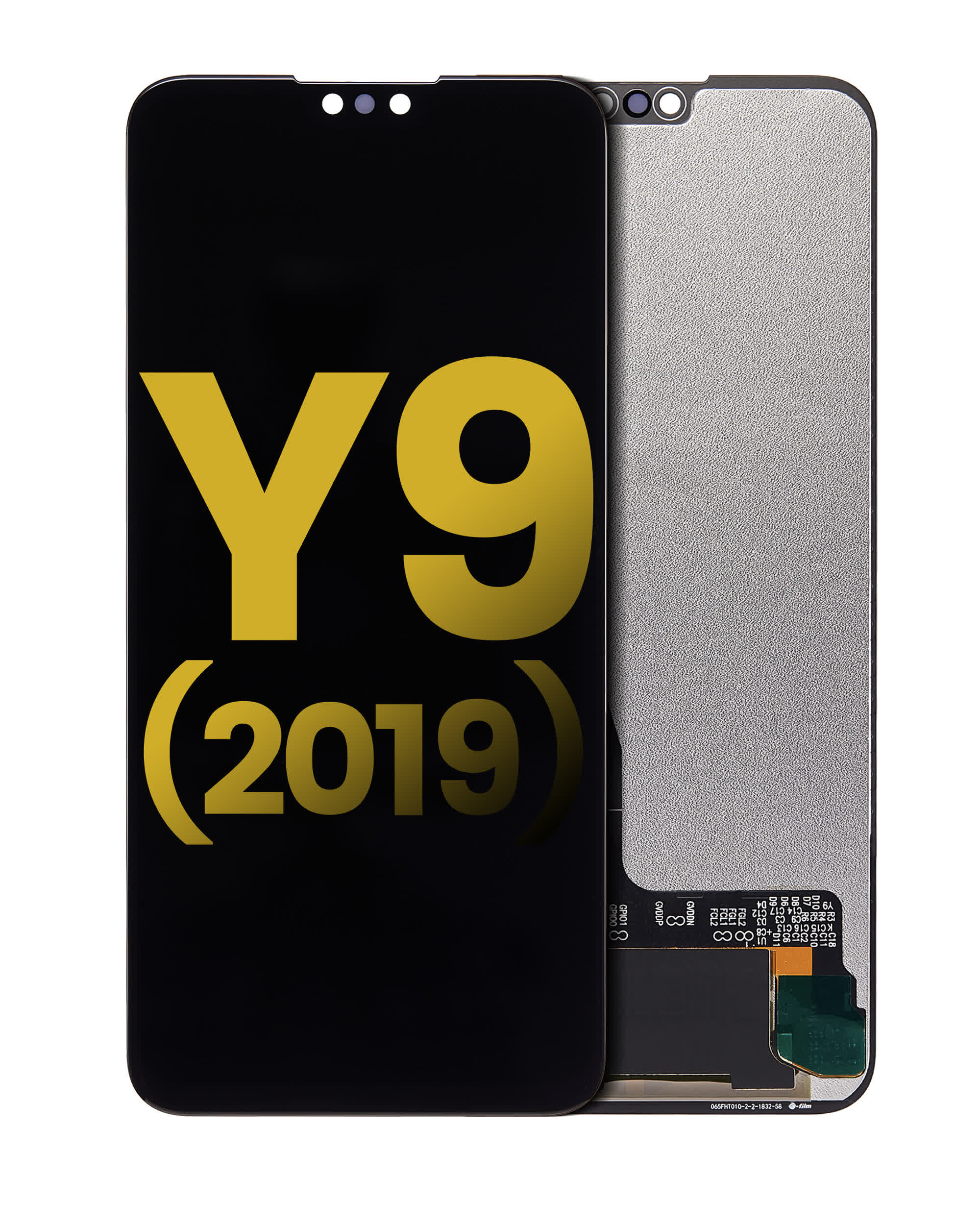 LCD Display ohne Rahmen für Huawei Y9 (2019) (professionell aufgearbeitet)