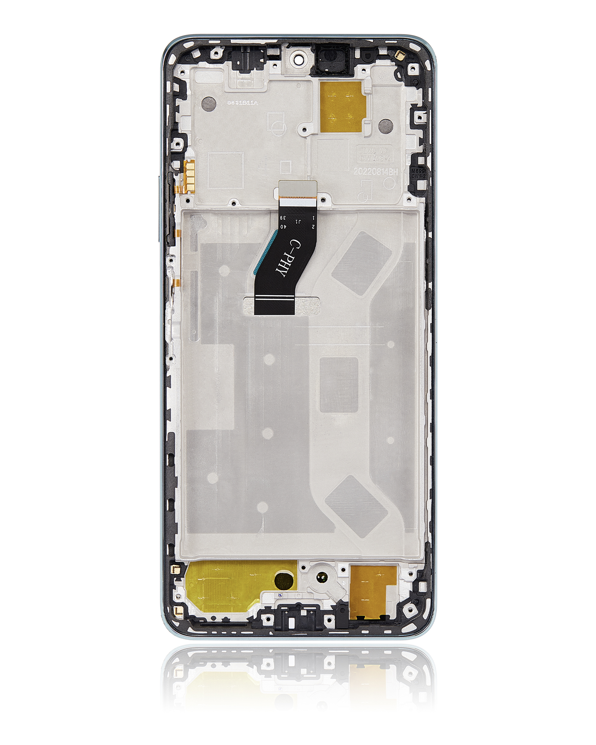 LCD Display mit Rahmen für Huawei Nova Y90 / Enjoy 50 Pro (professionell aufgearbeitet) (Emerald Green) – Bild 4
