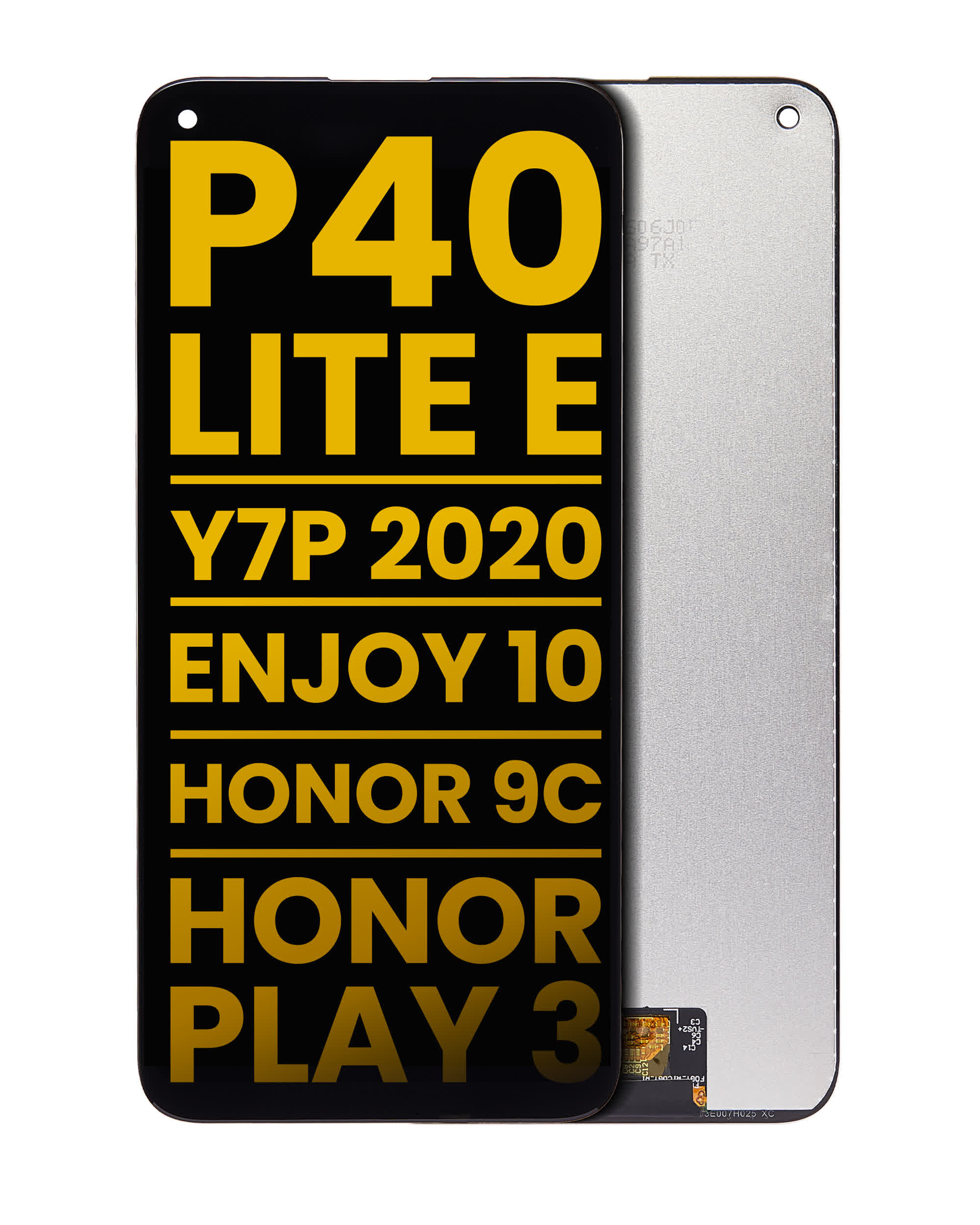 LCD Display ohne Rahmen für Huawei P40 lite E / Y7p 2020 / Enjoy 10 / Honor 9C / Honor Play 3 (professionell aufgearbeitet)