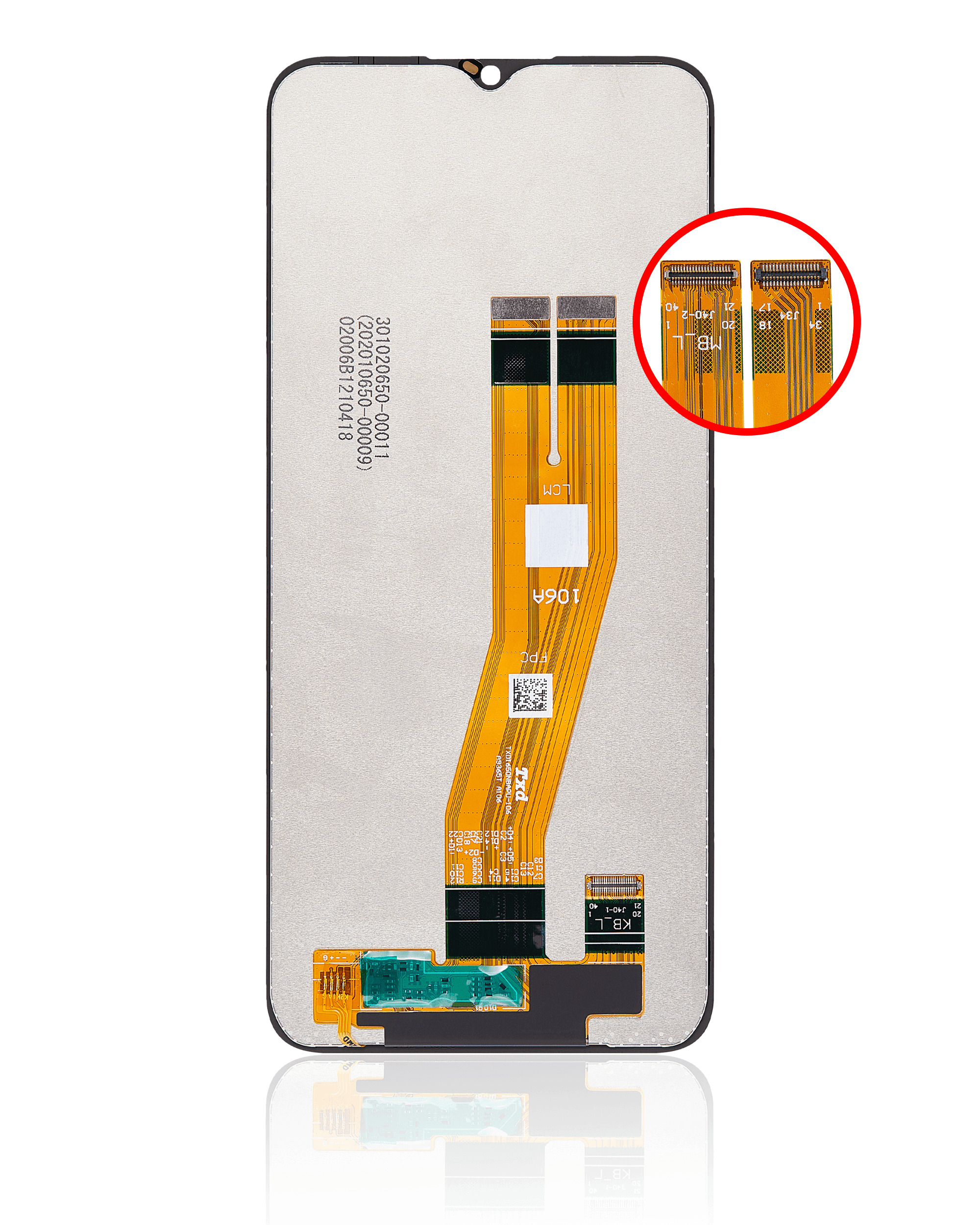 LCD Display ohne Rahmen für Samsung Galaxy A04E (A042 / 2022) (professionell aufgearbeitet) – Bild 4
