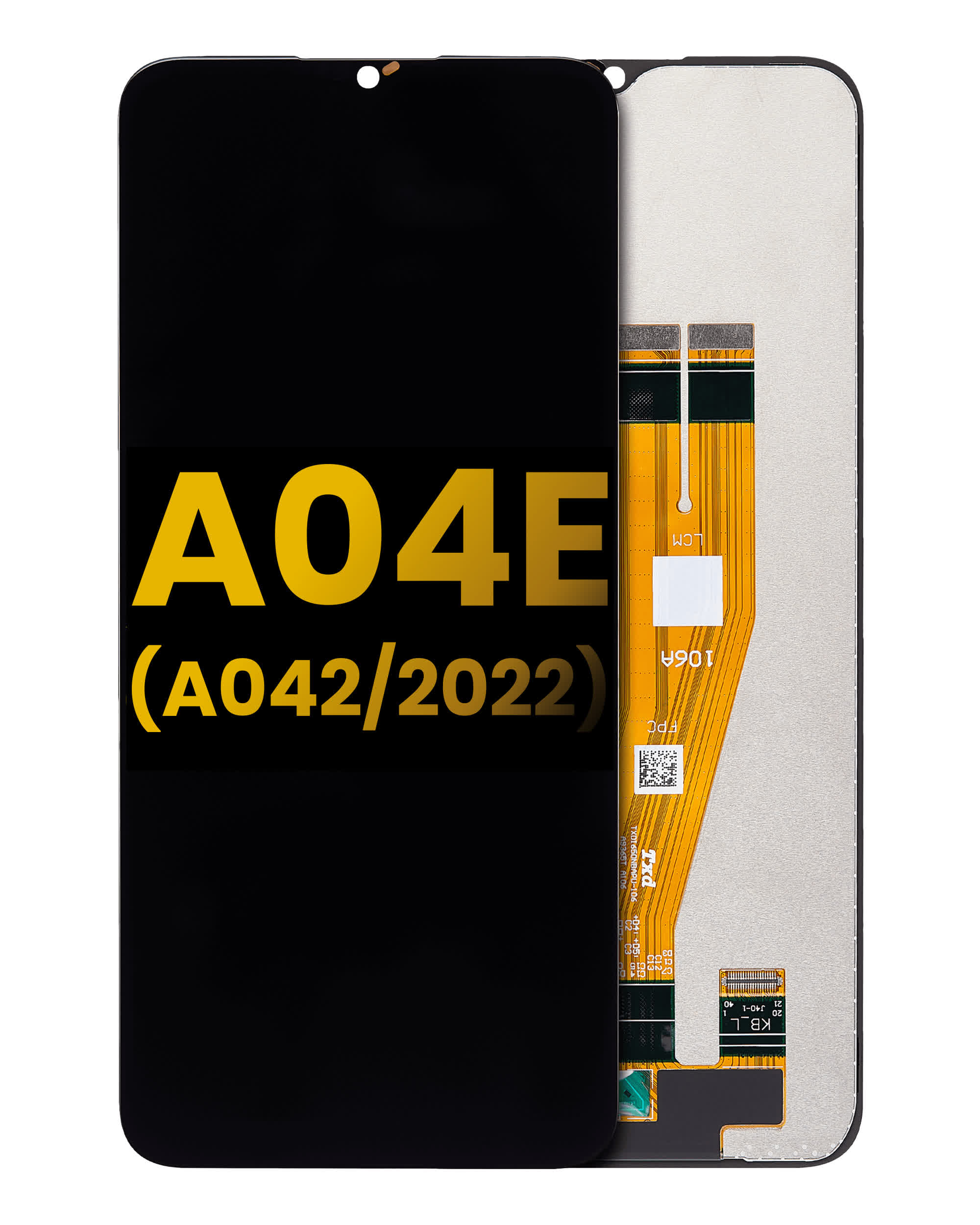 LCD Display ohne Rahmen für Samsung Galaxy A04E (A042 / 2022) (professionell aufgearbeitet)
