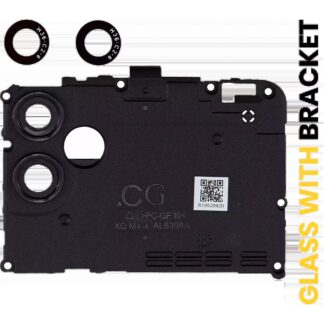 Rückkamera-Glas mit Halterung für Samsung Galaxy A04E (A042 / 2022) (Black (Schwarz))