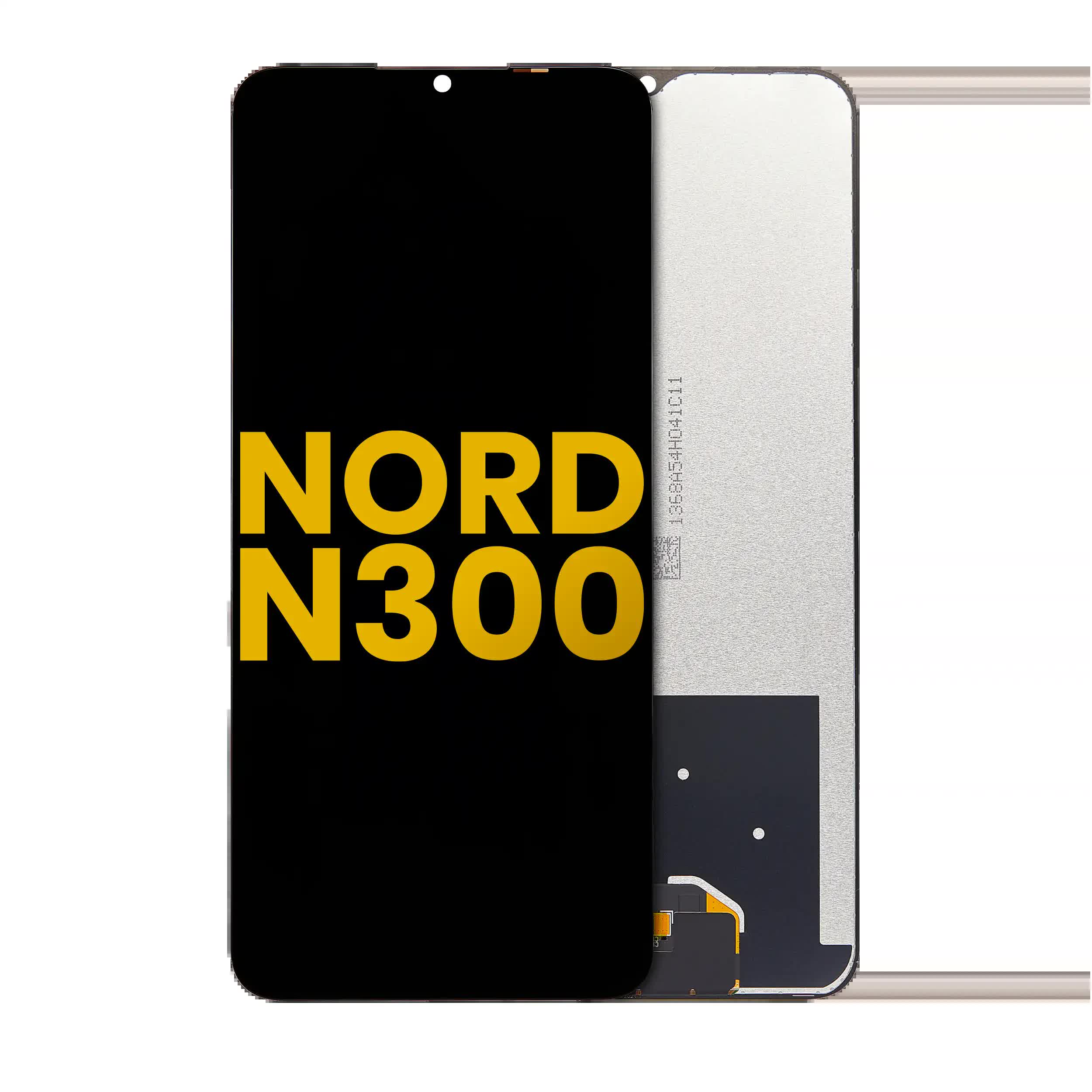 LCD Display ohne Rahmen für OnePlus Nord N300 5G (professionell aufgearbeitet)
