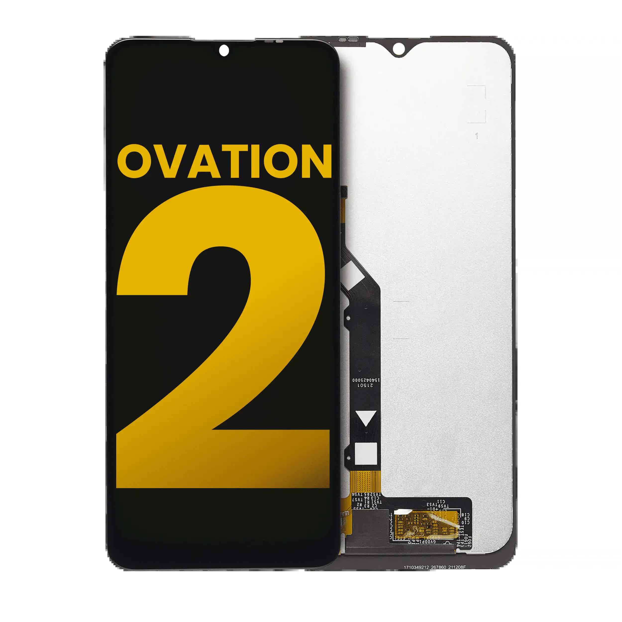 LCD Display ohne Rahmen für Cricket Ovation 2 (professionell aufgearbeitet)