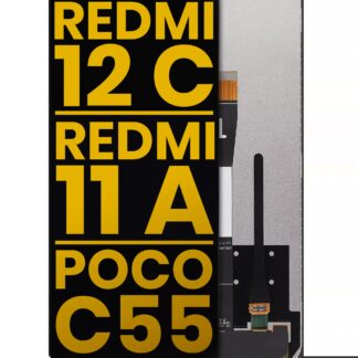 LCD Display ohne Rahmen für Xiaomi Redmi 12C / Redmi 11A / Poco C55 (professionell aufgearbeitet)