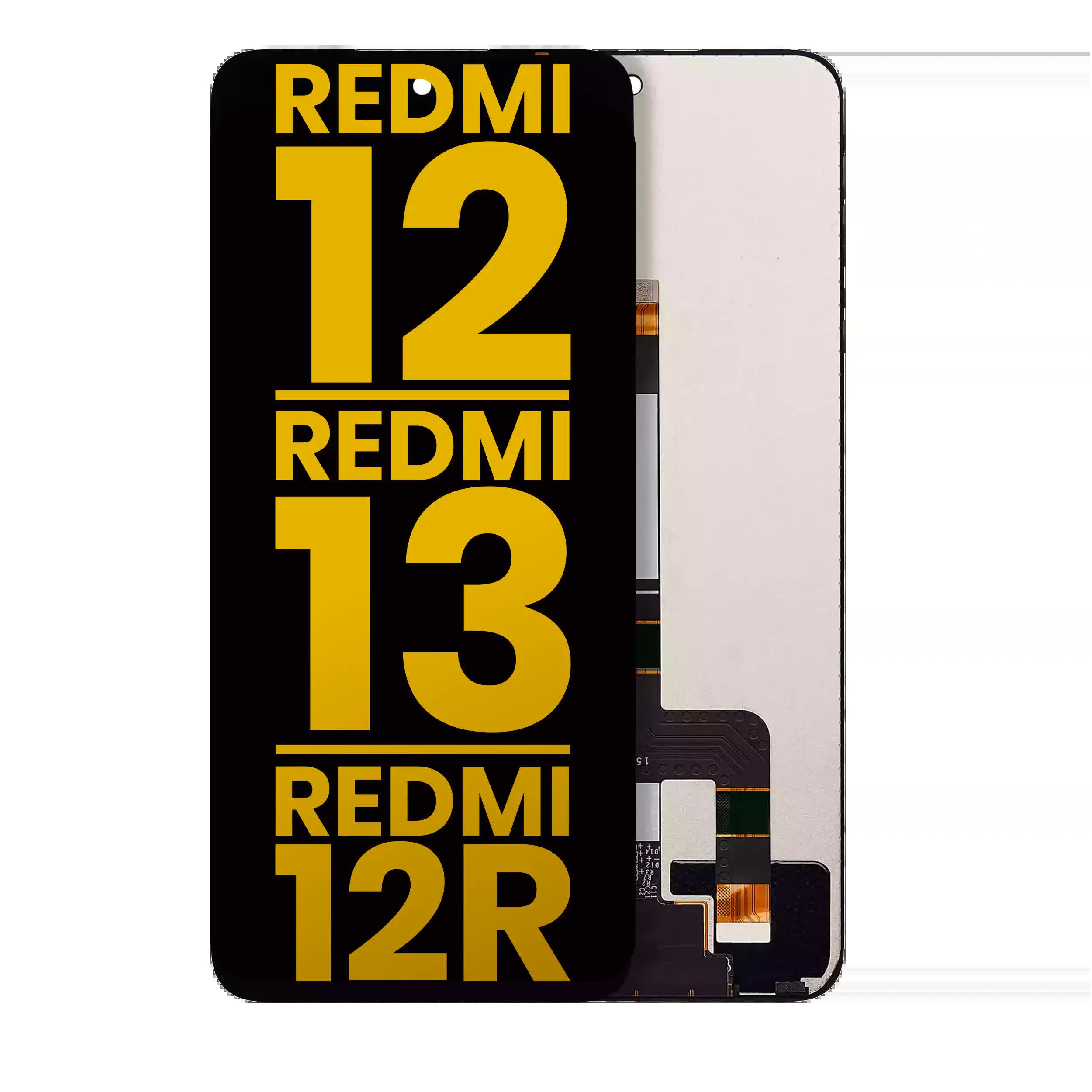 LCD Display ohne Rahmen für Xiaomi Redmi 12 4G / Redmi 12 5G /Redmi 13 4G / Redmi 13 5G / Redmi Note 12R / Poco M6 Pro (professionell aufgearbeitet) (Al