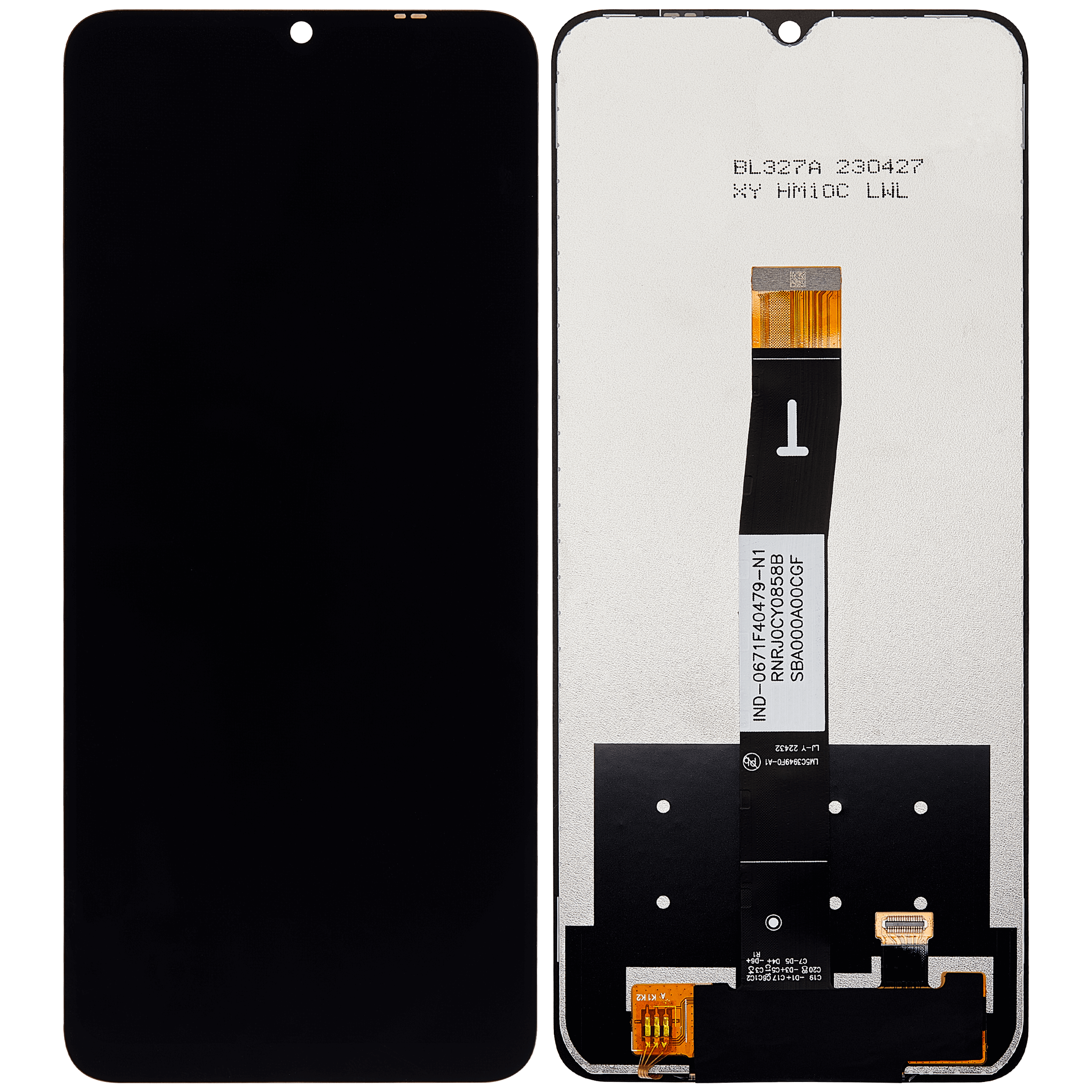 LCD Display ohne Rahmen für Xiaomi Redmi 12C / Redmi 11A / Poco C55 (Aftermarket Plus) – Bild 2