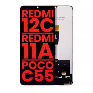 LCD Display ohne Rahmen für Xiaomi Redmi 12C / Redmi 11A / Poco C55 (Aftermarket Plus)