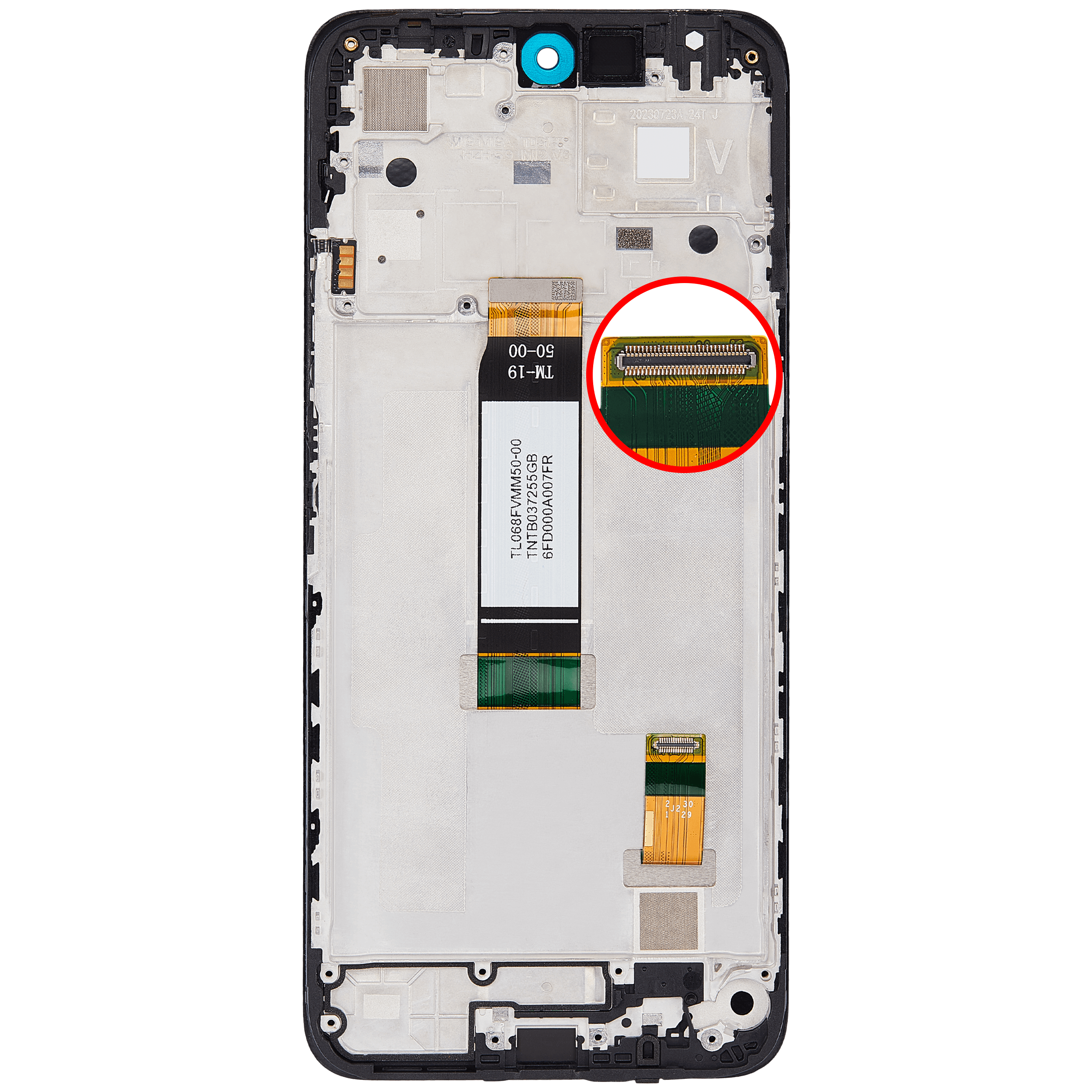 LCD Display mit Rahmen für Xiaomi Redmi 12 4G / Redmi 12 5G /Redmi Note 12R / Poco M6 Pro (professionell aufgearbeitet) – Bild 4