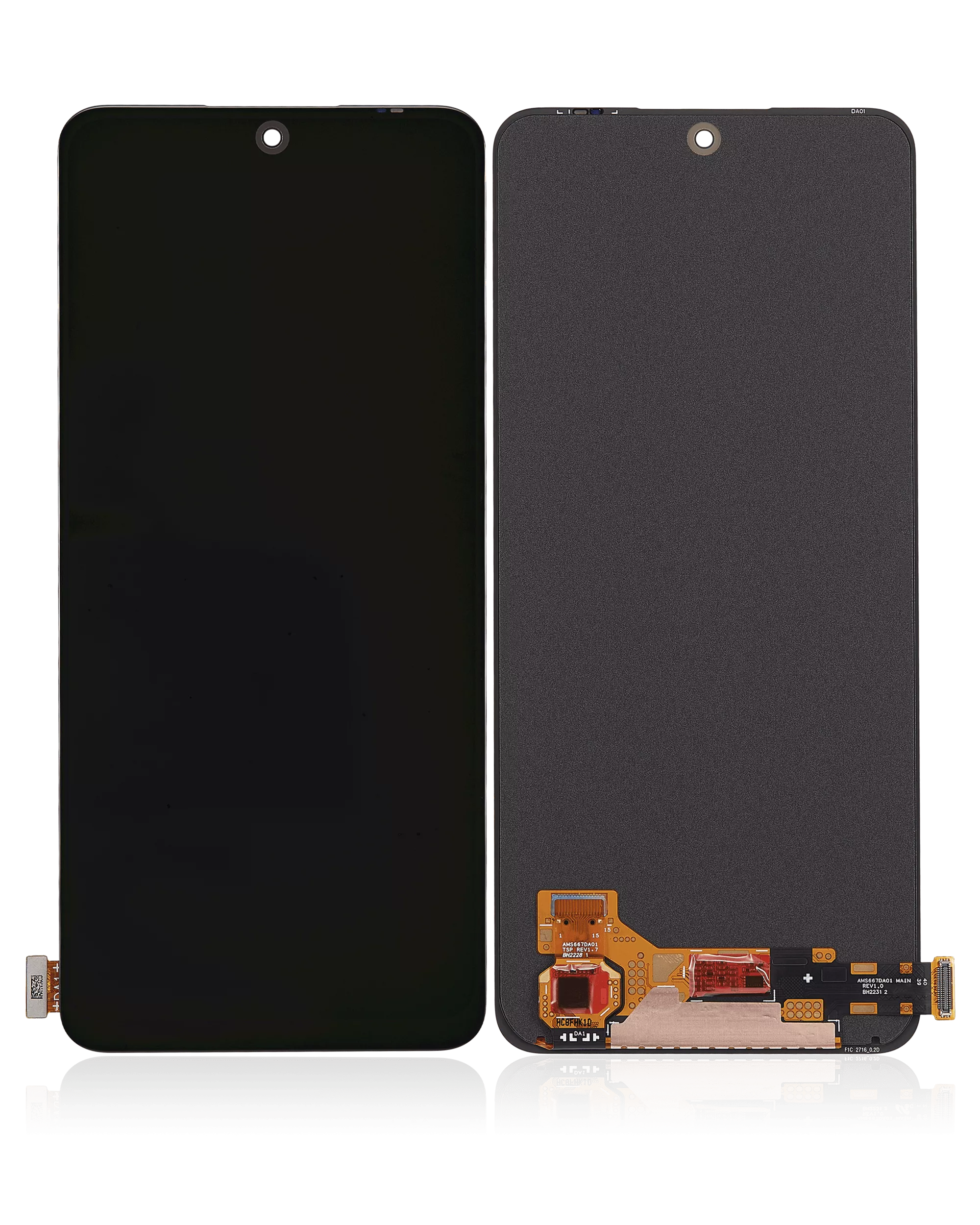 OLED Display ohne Rahmen für Xiaomi Redmi Note 12 4G / Redmi Note 12 5G / Poco X5 (professionell aufgearbeitet) – Bild 2