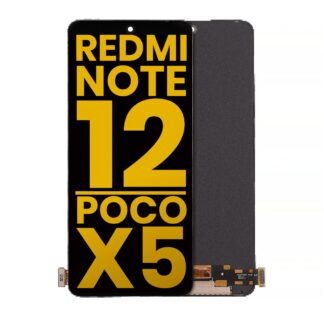 OLED Display ohne Rahmen für Xiaomi Redmi Note 12 4G / Redmi Note 12 5G / Poco X5 (professionell aufgearbeitet)