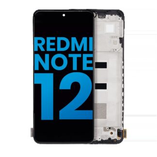 LCD Display mit Rahmen für Xiaomi Redmi Note 12 4G (Aftermarket: Incell)