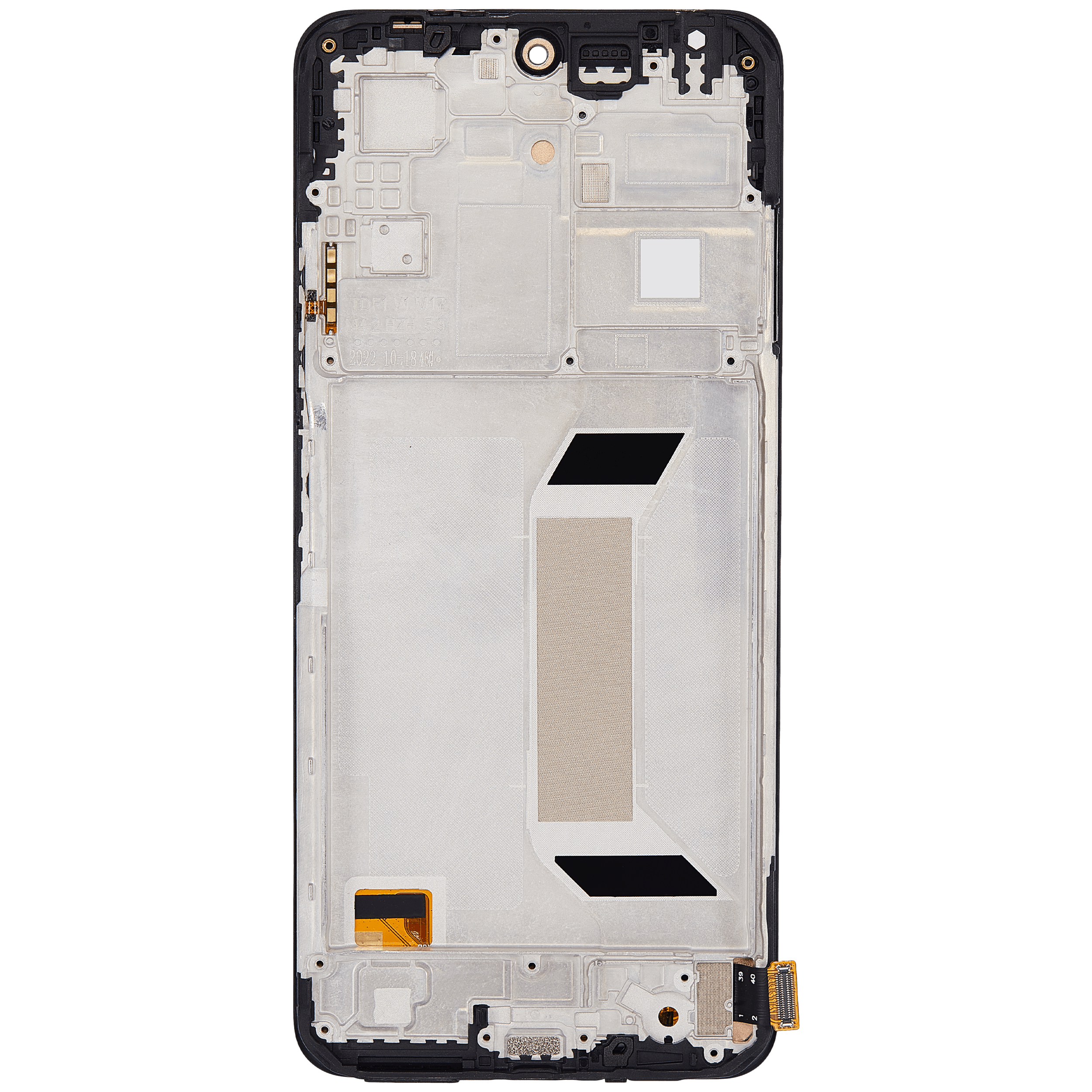 LCD Display mit Rahmen für Xiaomi Redmi Note 12 5G / Poco X5 (Aftermarket: Incell) – Bild 4