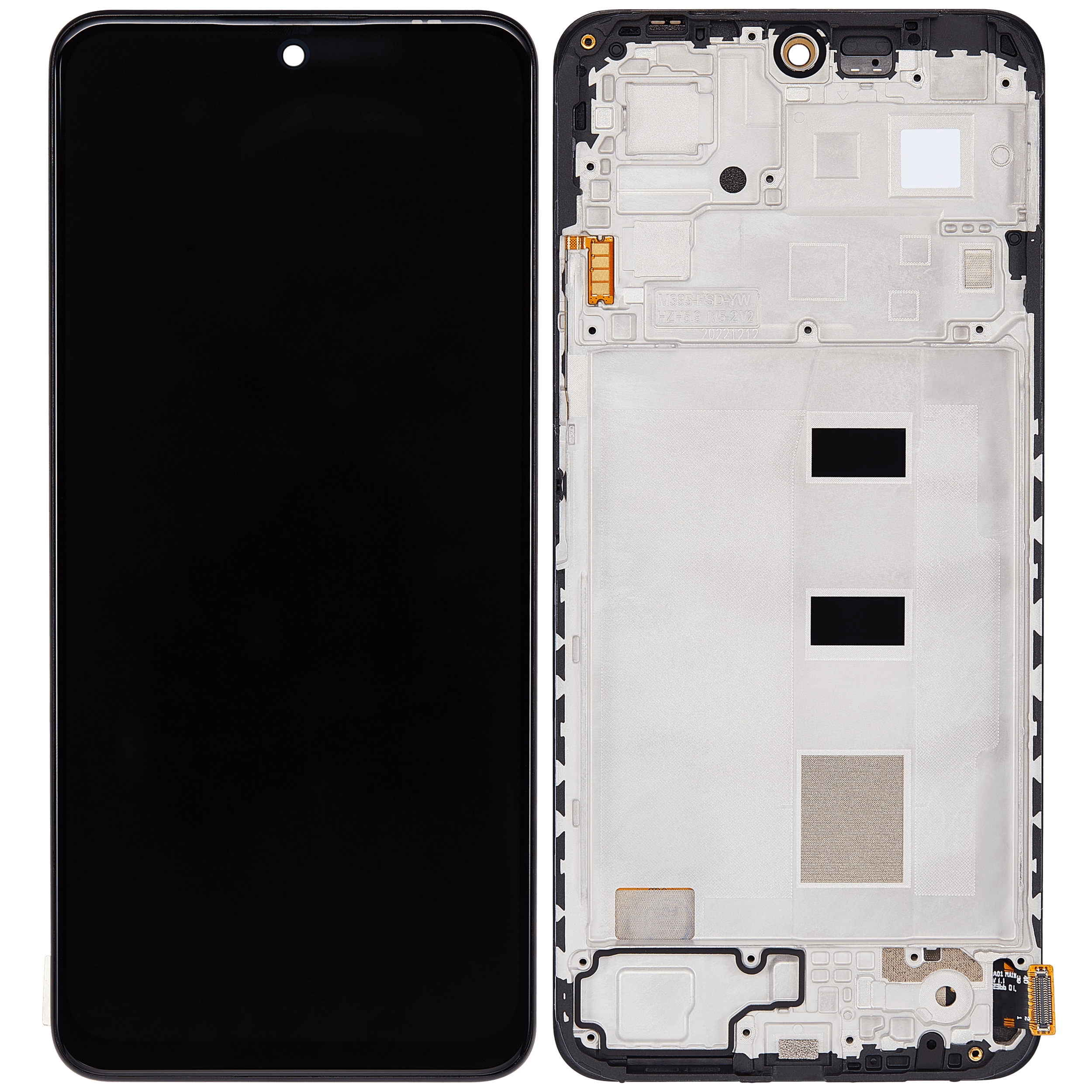 OLED Display mit Rahmen für Xiaomi Redmi Note 12 4G (Aftermarket Plus) – Bild 2