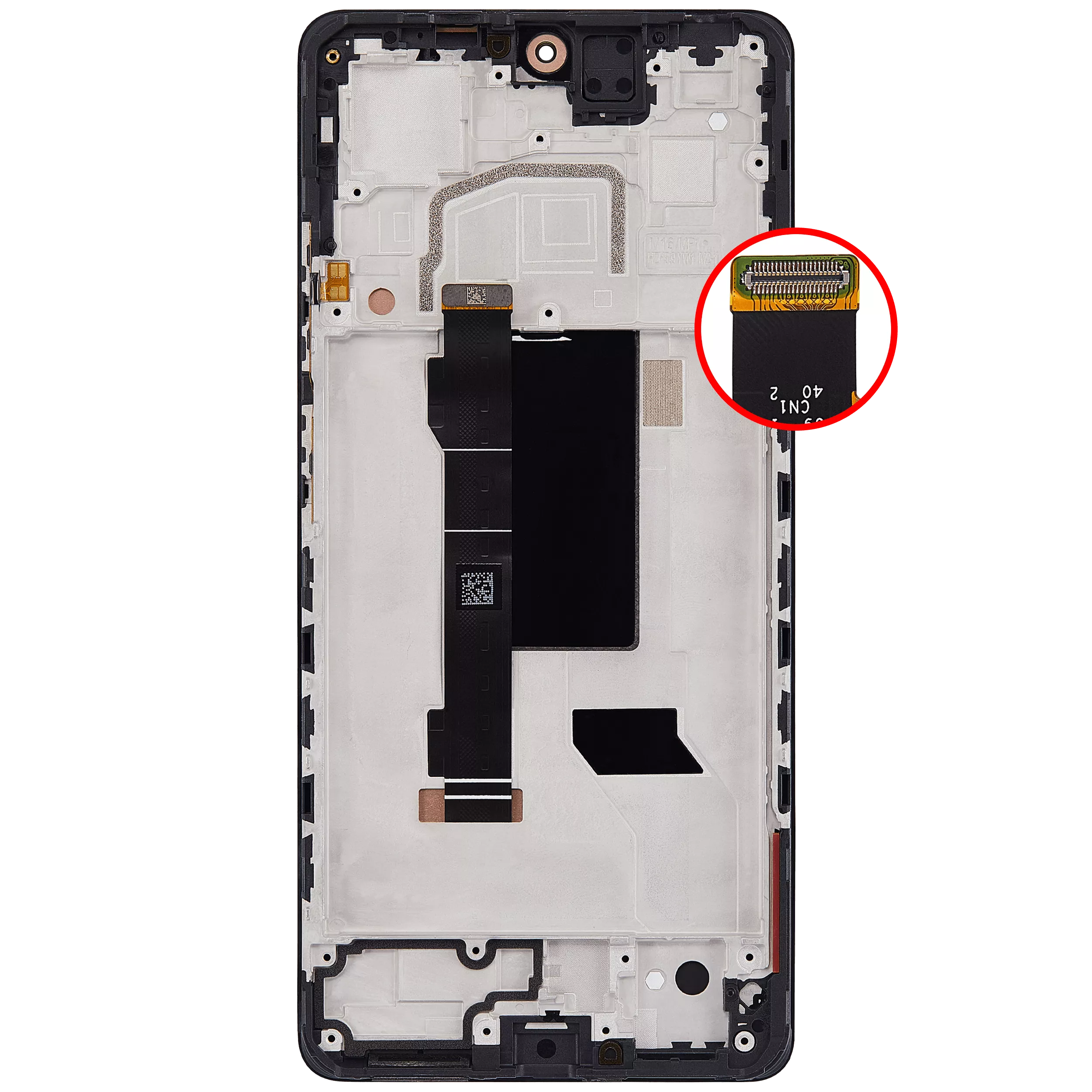OLED Display mit Rahmen für Xiaomi Redmi Note 12 Pro 5G / Redmi Note 12 Pro Speed / Xiaomi Poco X5 Pro (professionell aufgearbeitet) – Bild 4
