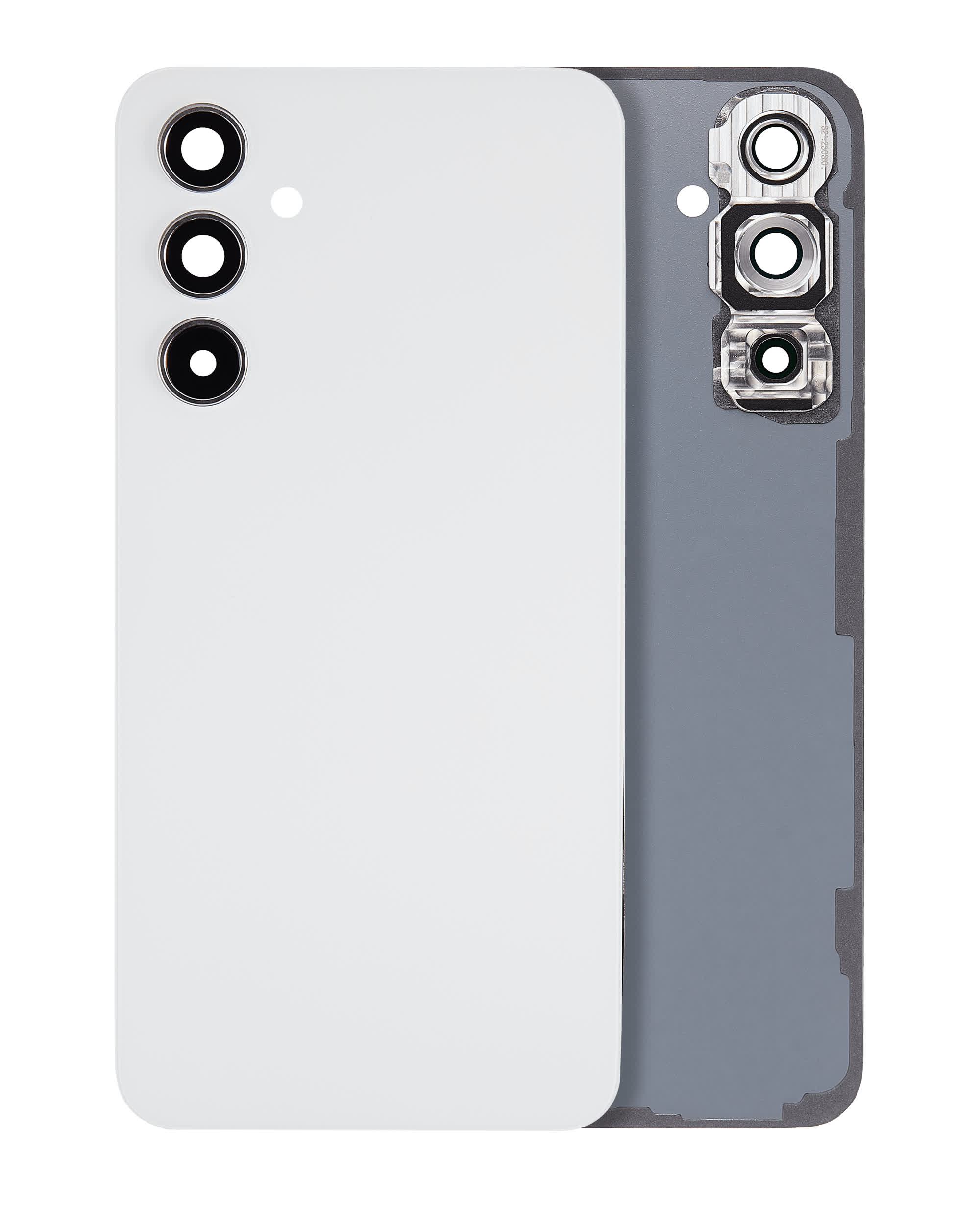 Rückdeckelglas mit Kameraglas für Samsung Galaxy A54 5G (A546 / 2023) (Aftermarket Plus) (White (Weiß))