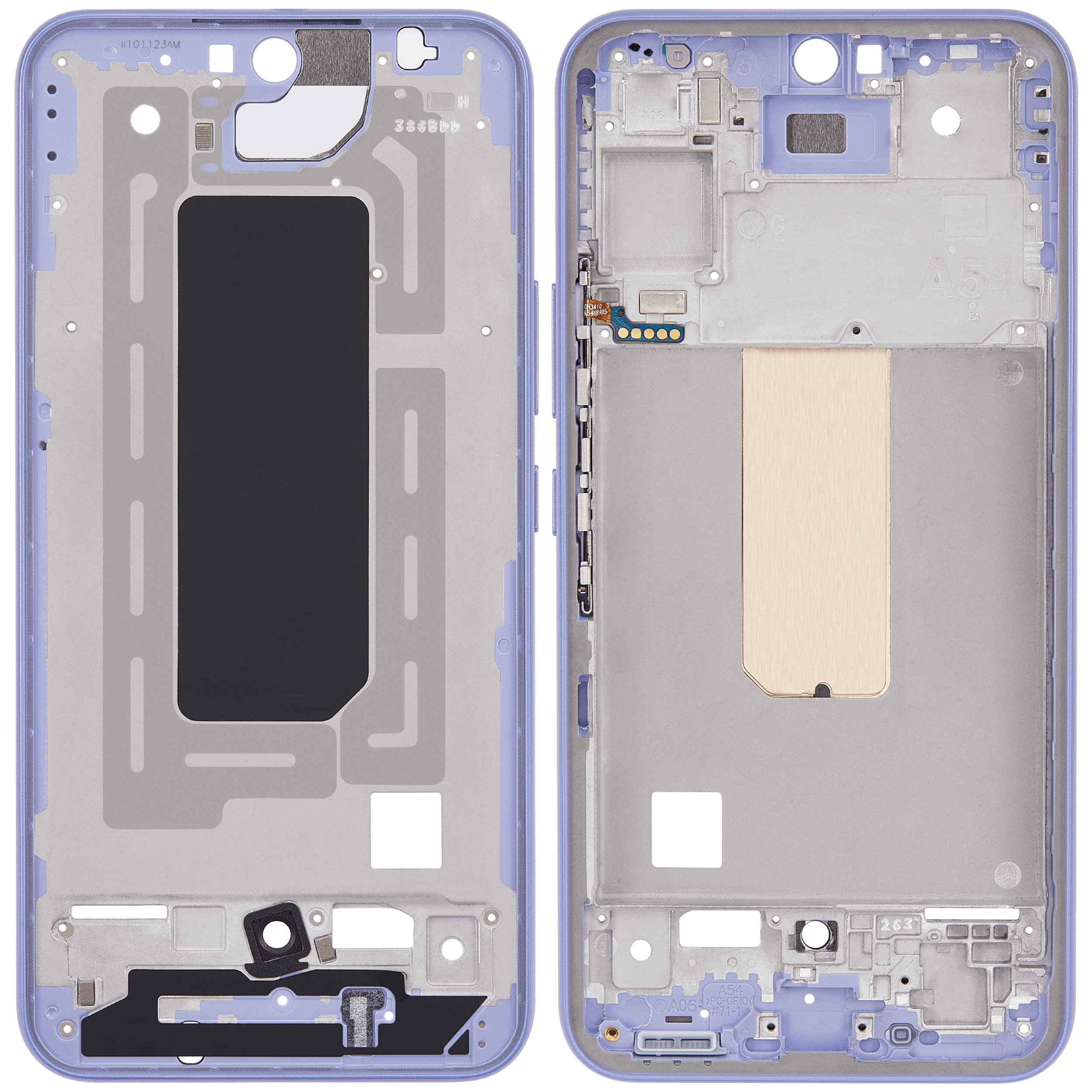 Mittelrahmen für Samsung Galaxy A54 5G (A546 / 2023) (US & International Version) (Violet (Violett)) – Bild 2