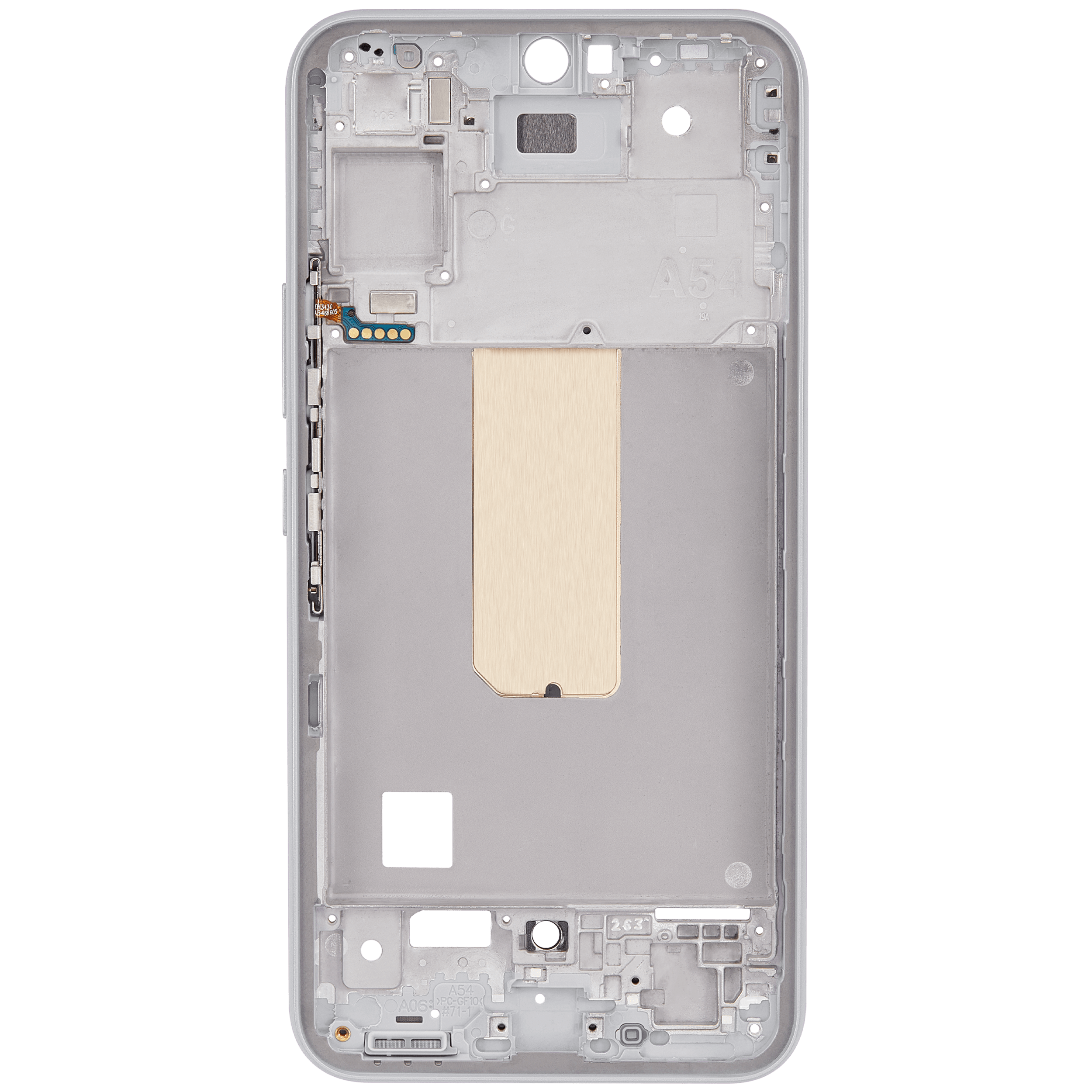 Mittelrahmen für Samsung Galaxy A54 5G (A546 / 2023) (US & International Version) (White (Weiß)) – Bild 4