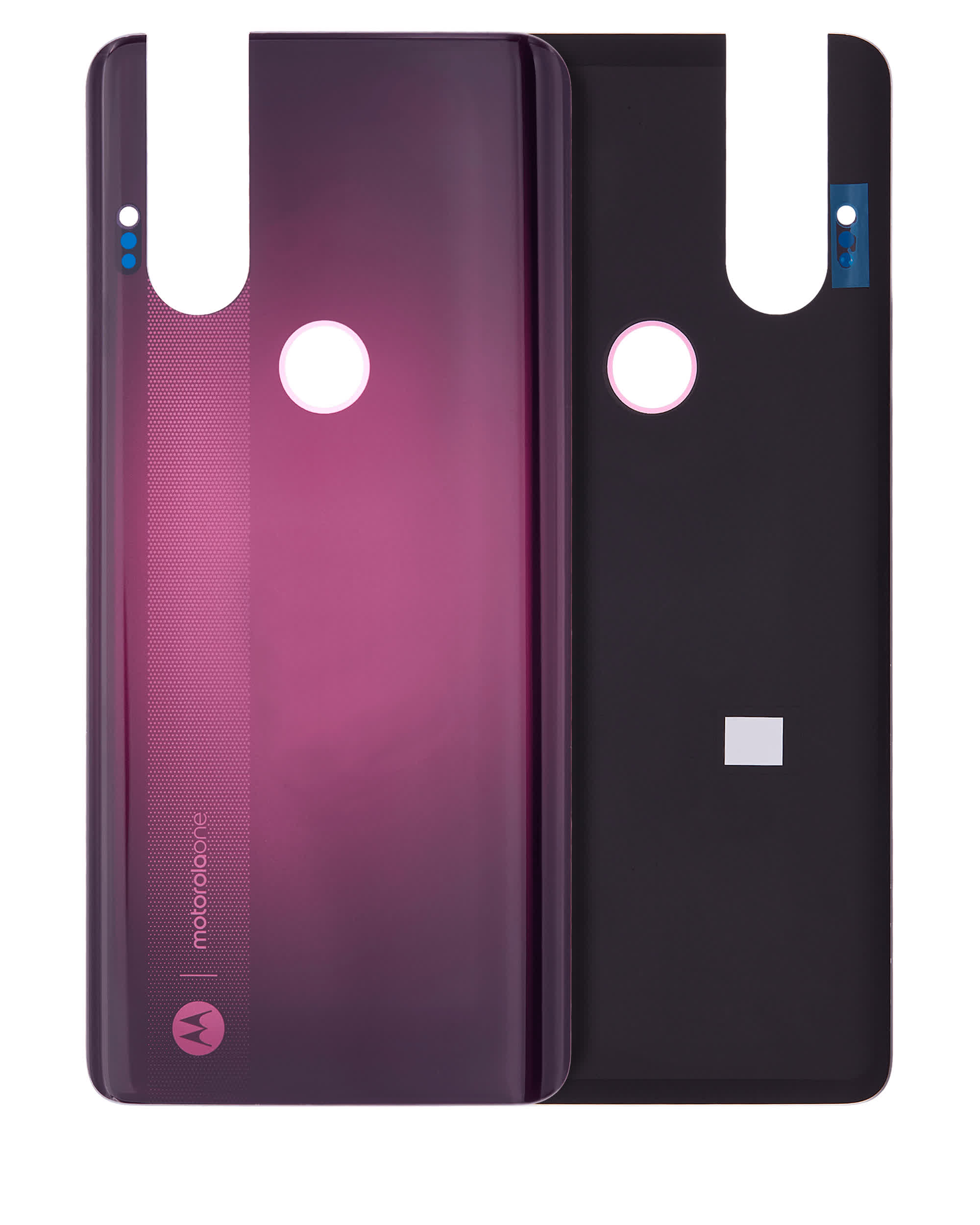 Rückdeckelglas für Motorola Moto One Hyper (XT2027-1 / 2020) (Original) (Magenta)