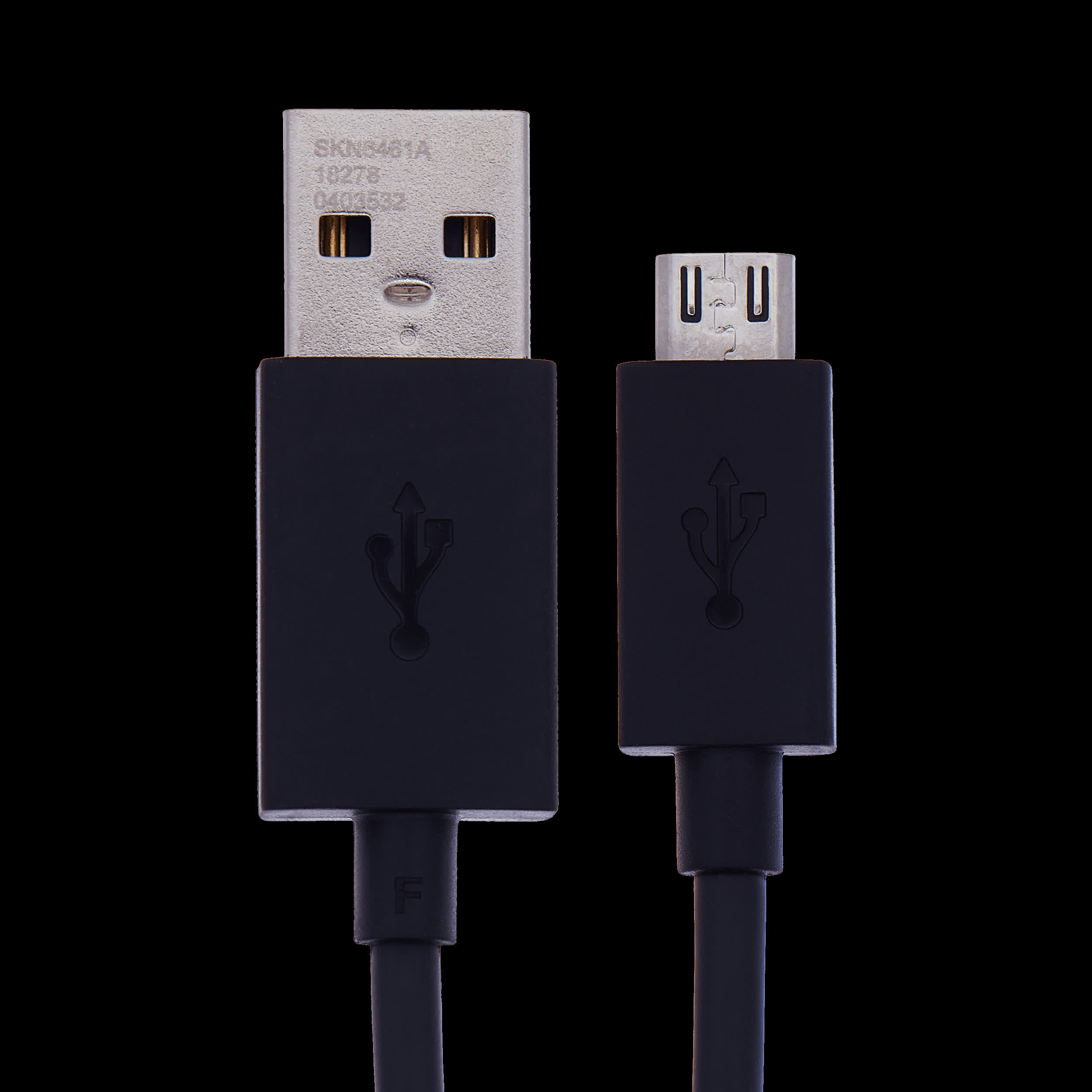 Motorola Micro-USB Ladekabel (Original) (Black (Schwarz))