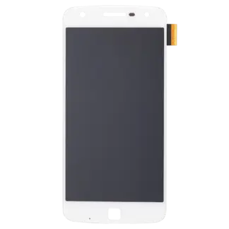 LCD Display ohne Rahmen für Motorola Moto Z Play Droid (XT1635-01 / 2016) (Original) (White (Weiß))
