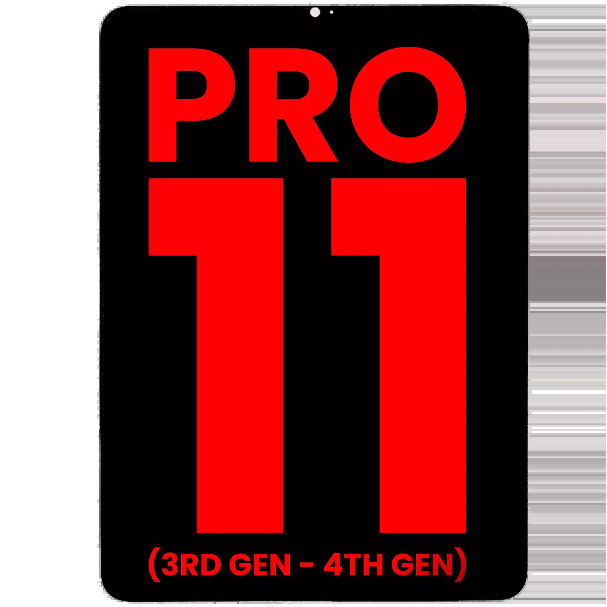LCD Display mit Touchscreen-Digitizer für iPad Pro 11" 3. Gen (2021) / Pro 11" 4th Gen (2022) (Aftermarket Plus)