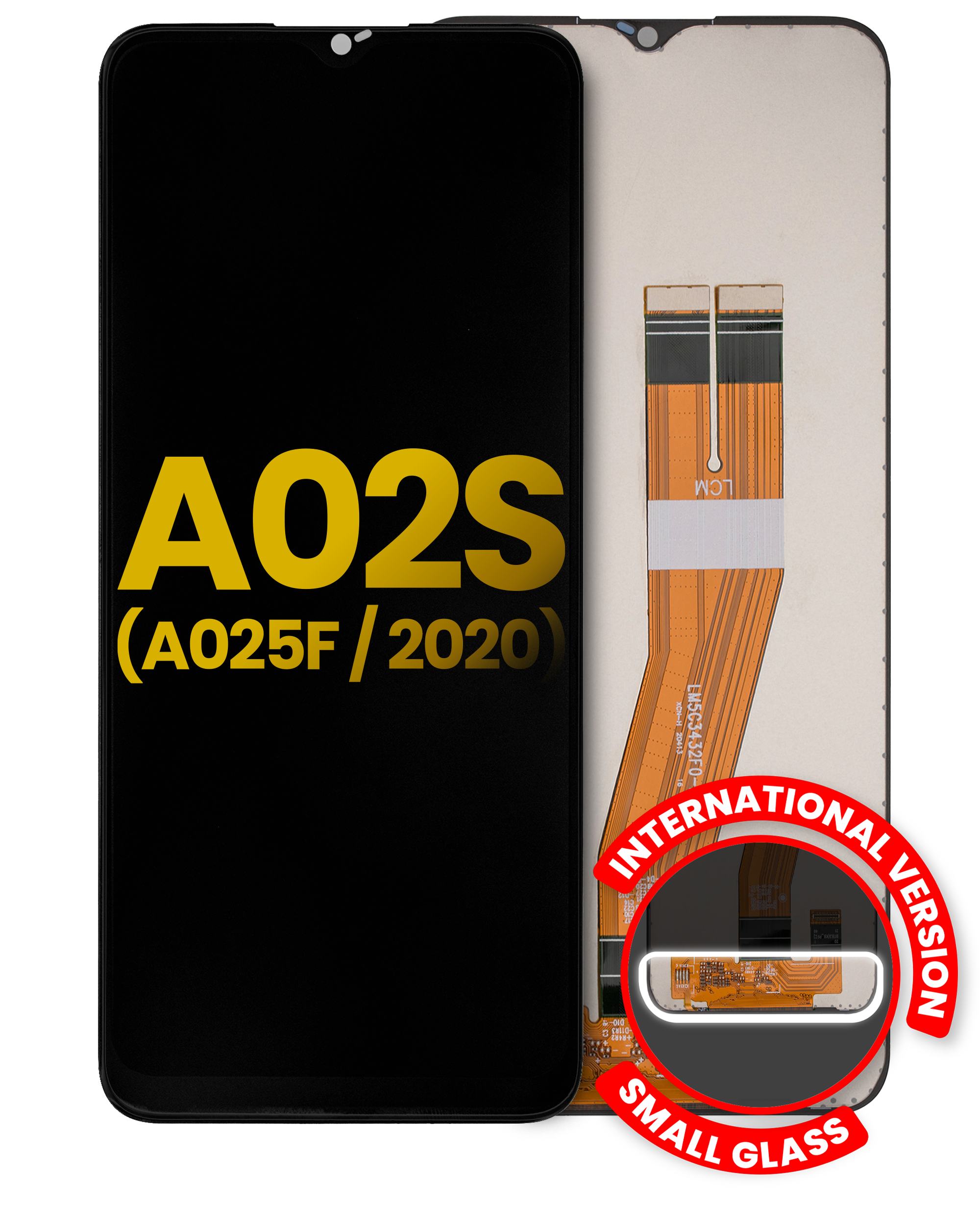 LCD Display mit Rahmen für Samsung Galaxy A02S (A025F / 2020) (International Version) (Service Pack) – Bild 3