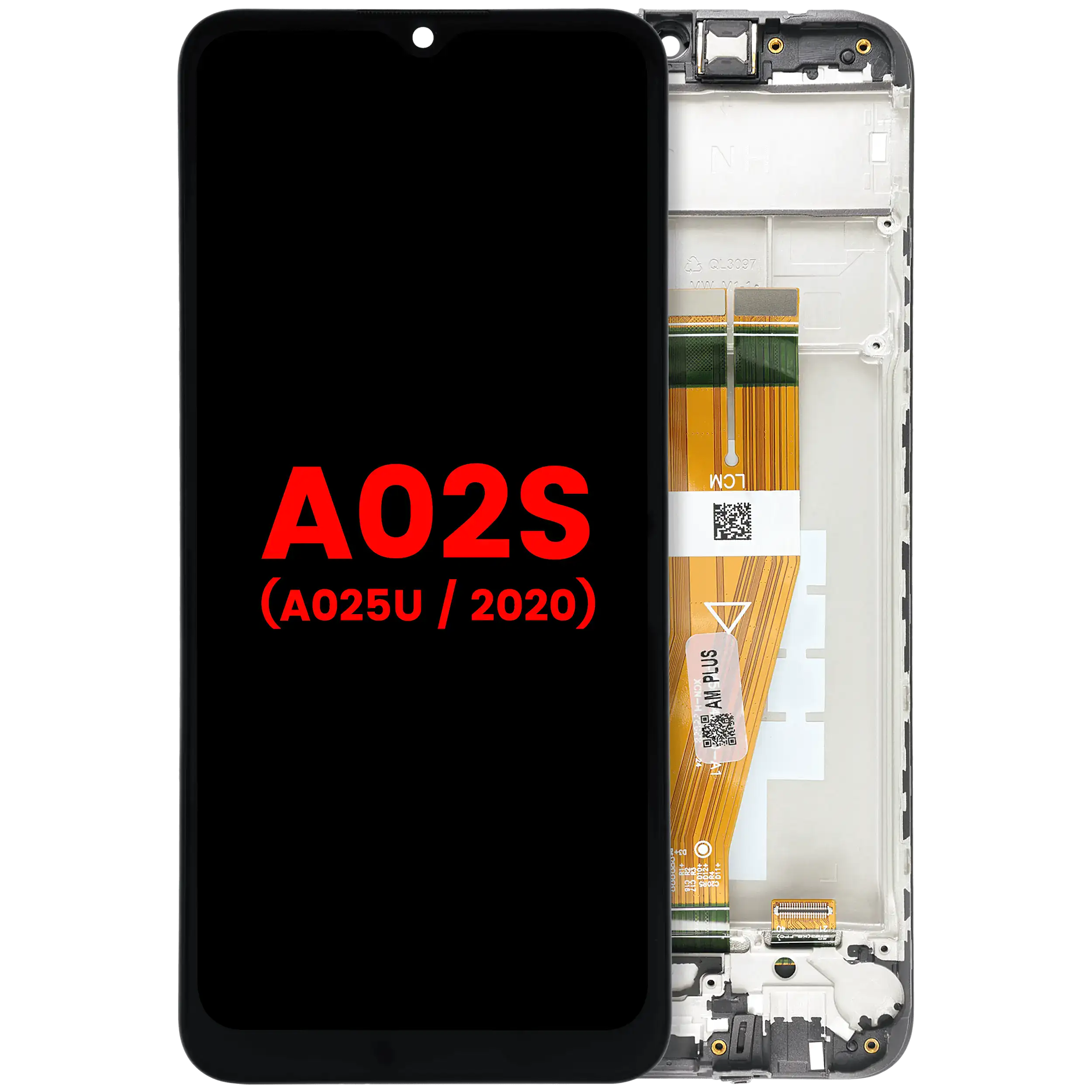 LCD Display mit Rahmen für Samsung Galaxy A02S (A025F / 2020) (International Version) (Service Pack) – Bild 5