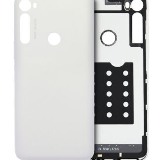 Rückdeckelglas für Motorola One Fusion Plus (XT2067 / 2020) (Original) (Moonlight White)