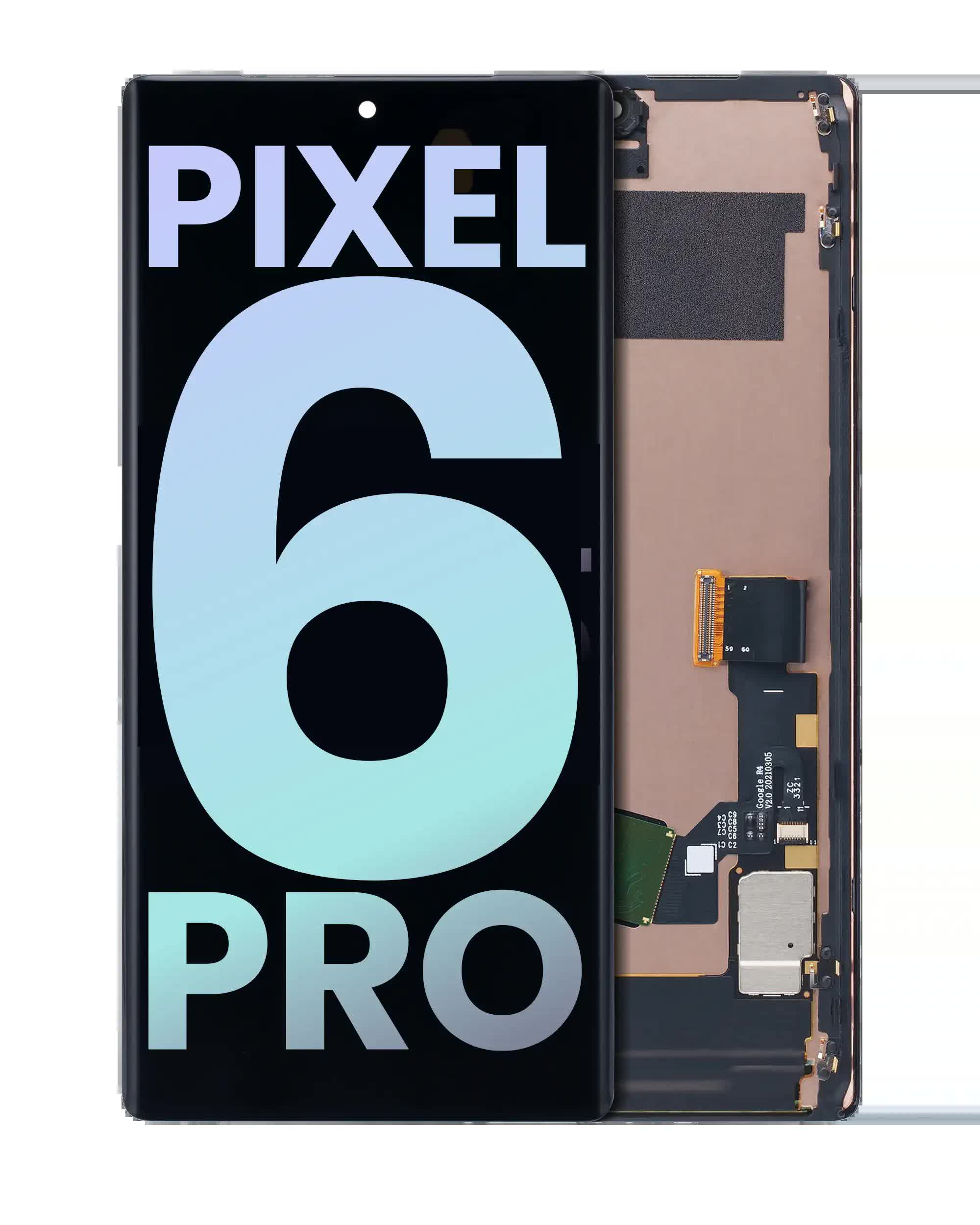 OLED Display mit Rahmen (mit Fingerprint Sensor) für Google Pixel 6 Pro (Original)