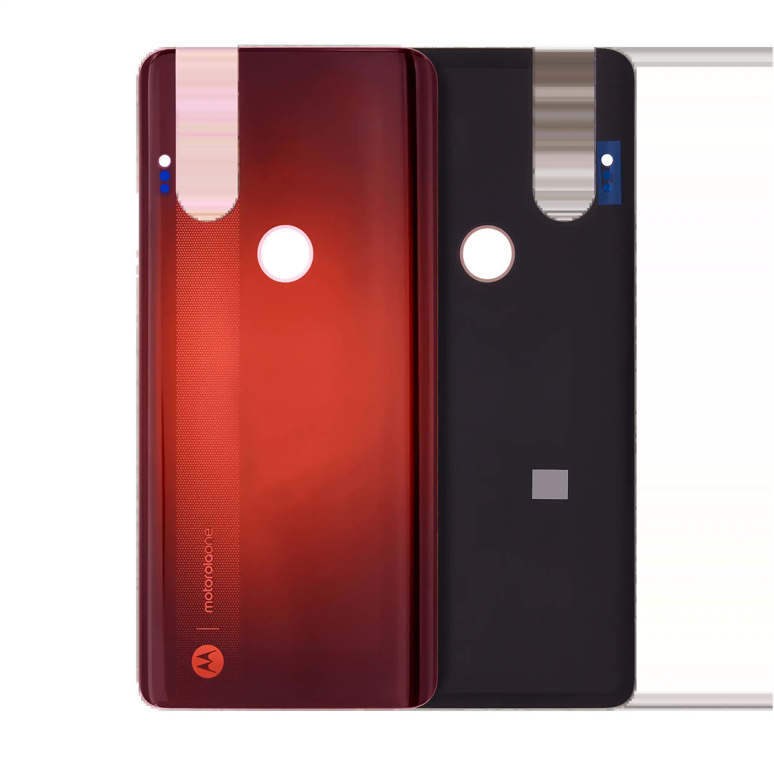 Rückdeckelglas für Motorola One Hyper (XT2027-1 / 2020) (Original) (Red (Rot))