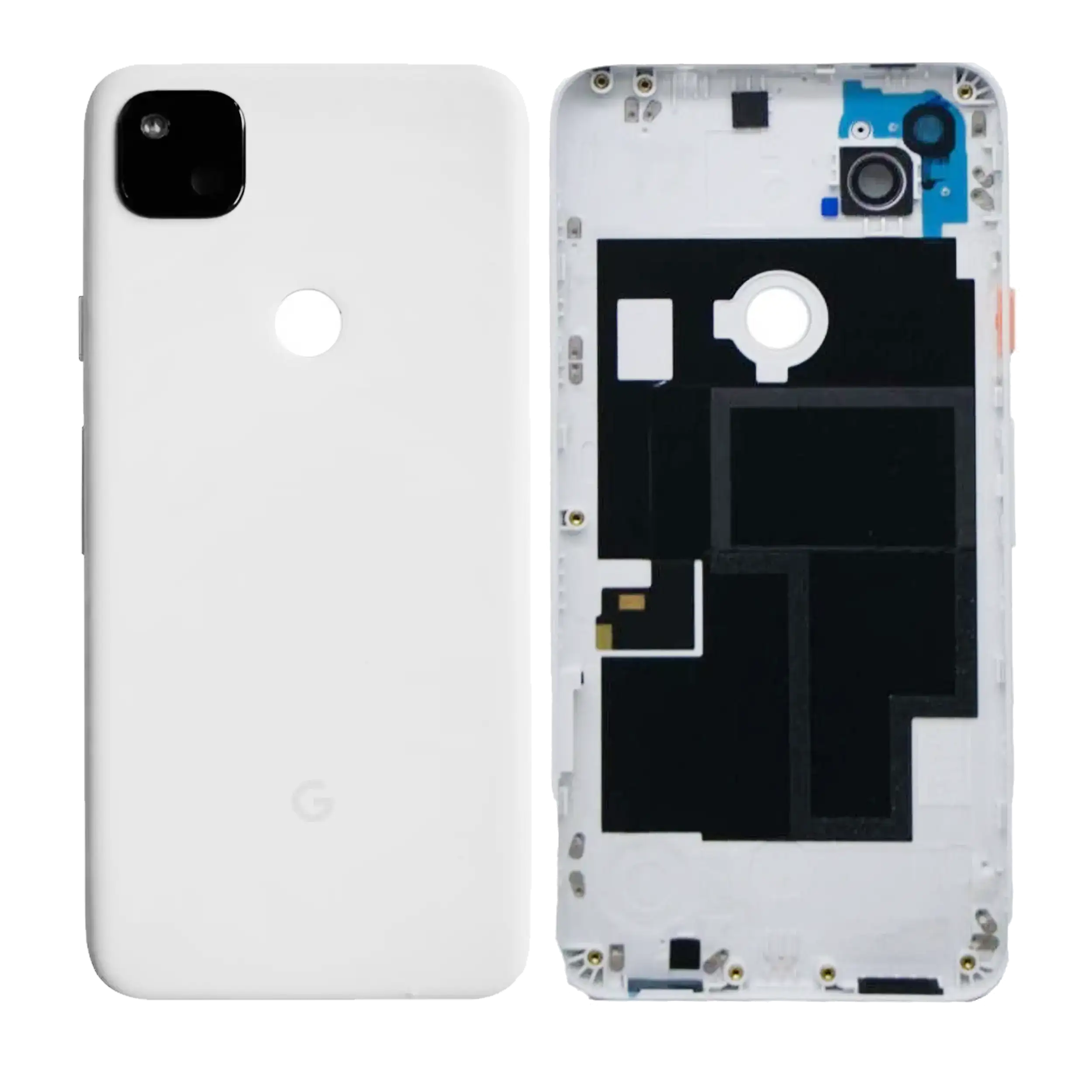 Rückdeckelglas Baugruppe für Google Pixel 4a 5G (Original) (Clearly White) – Bild 4