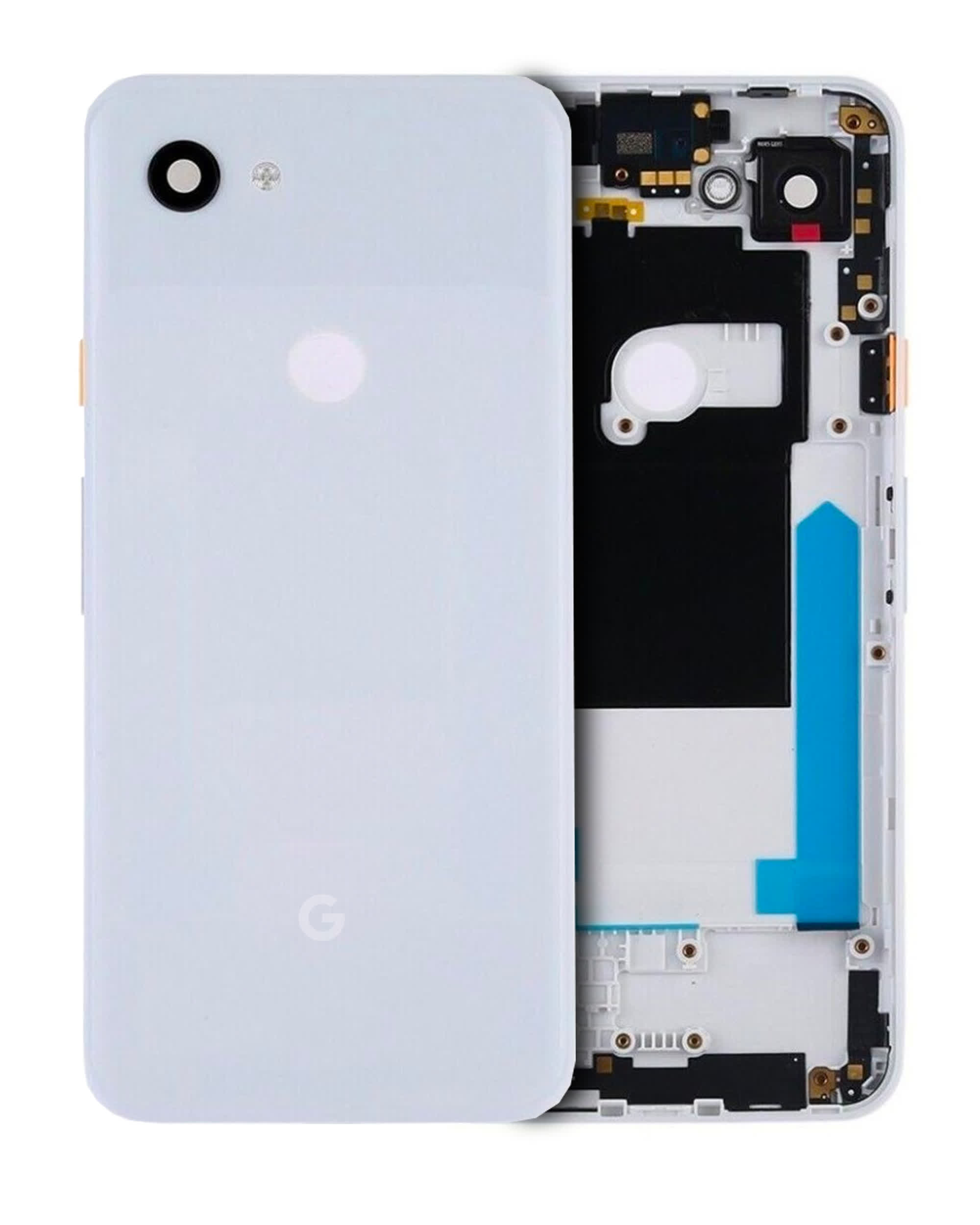 Rückgehäuse für Google Pixel 3a (Original) (Clearly White)