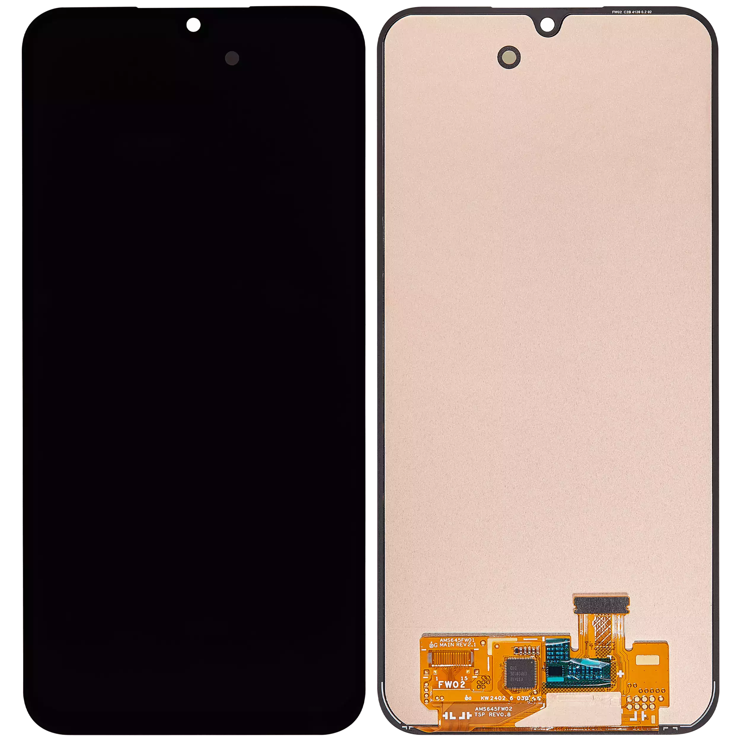 OLED Display ohne Rahmen für Samsung Galaxy A15 4G (A155 / 2023) / A15 5G (A156 / 2023) (US & International) (professionell aufgearbeitet) – Bild 2