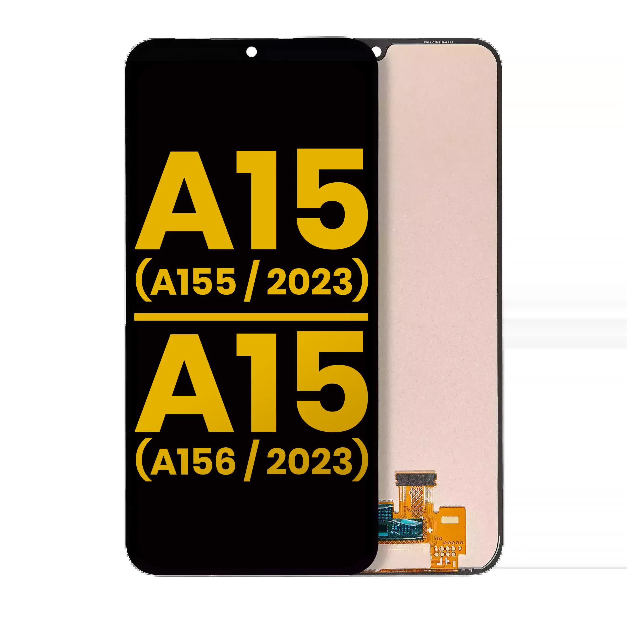 OLED Display ohne Rahmen für Samsung Galaxy A15 4G (A155 / 2023) / A15 5G (A156 / 2023) (US & International) (professionell aufgearbeitet)
