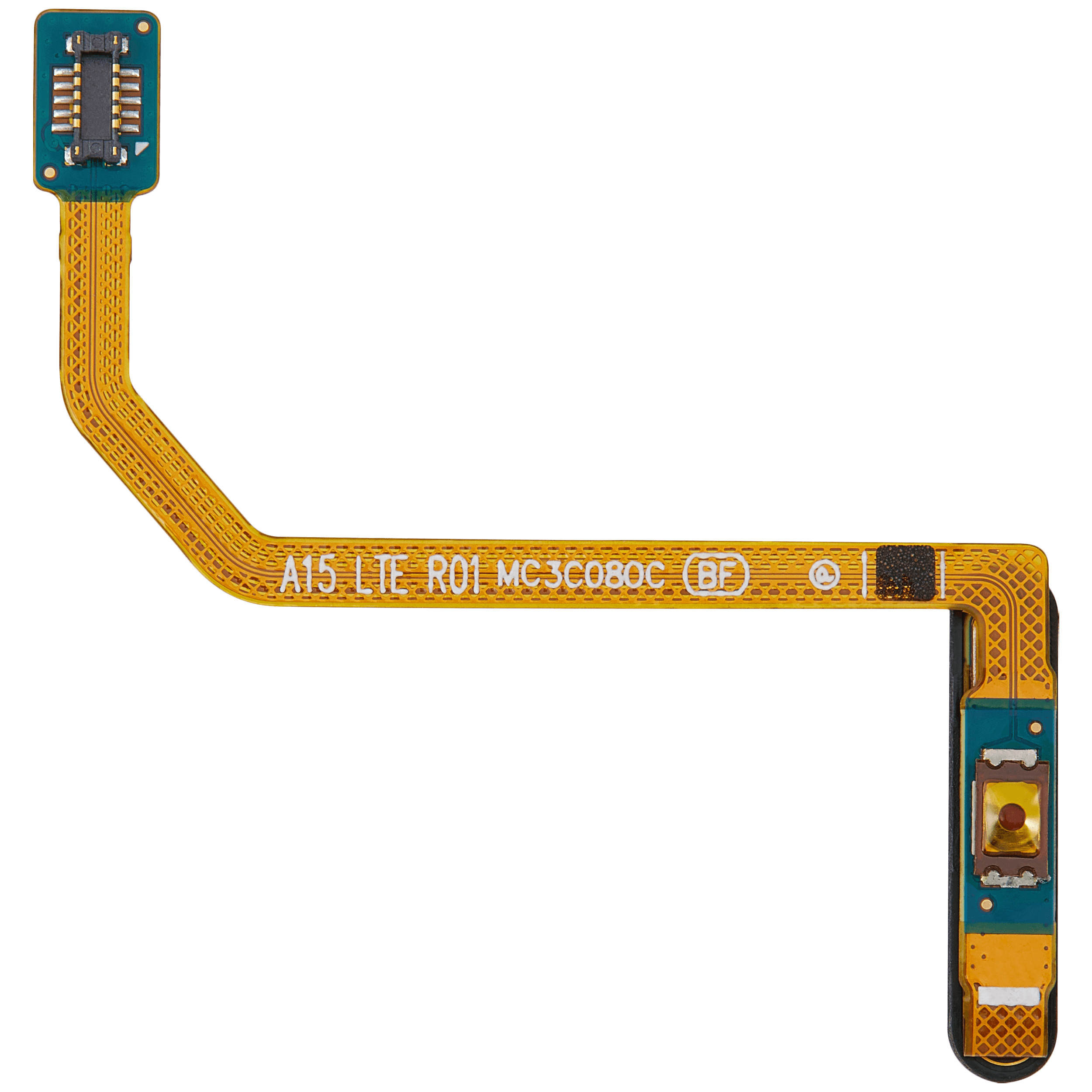 Fingerabdrucksensor mit Flexkabel für Samsung Galaxy A15 (A155 / 2023) (Brave Black) – Bild 3