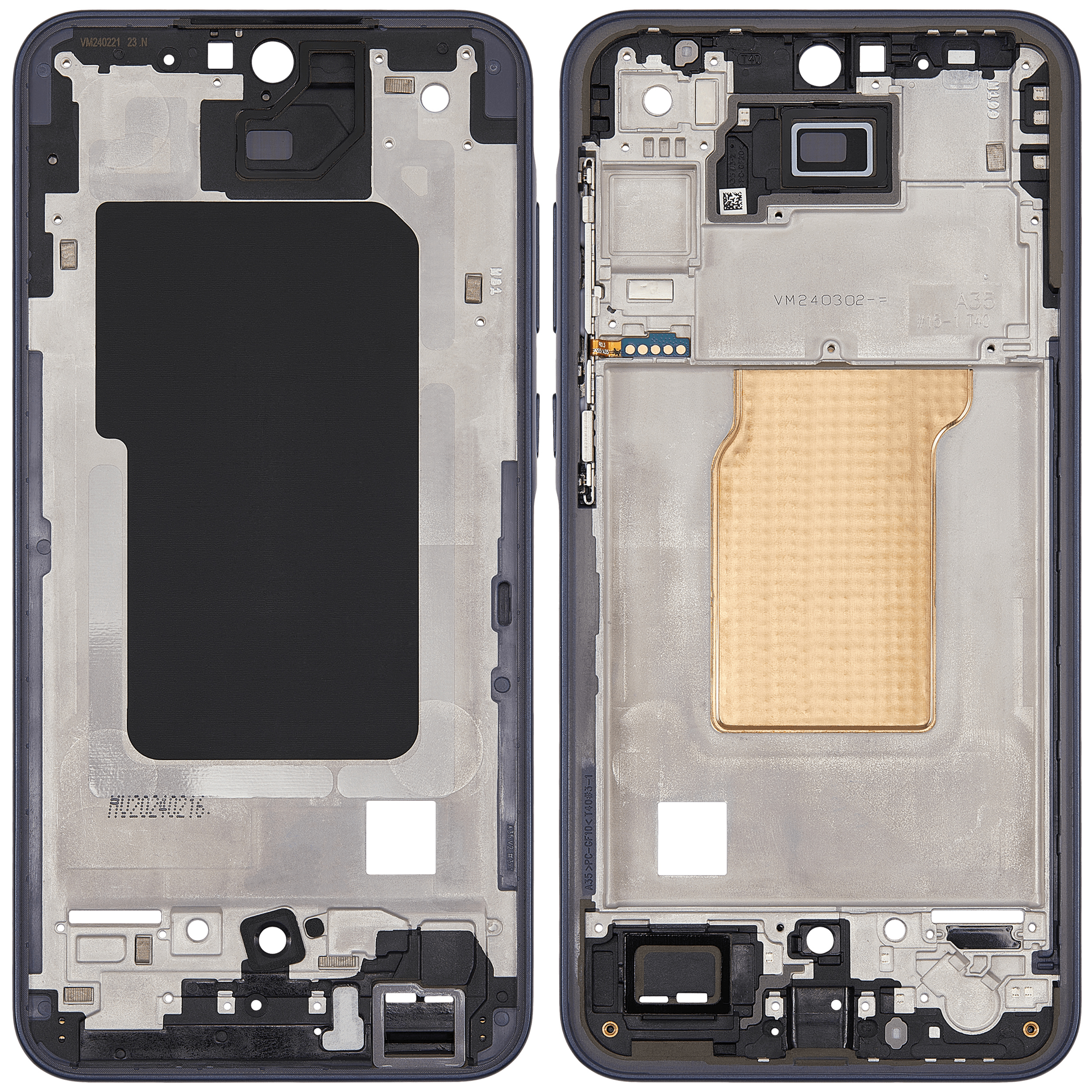 Mittelrahmen für Samsung Galaxy A35 (A356 / 2024) (Navy) – Bild 2