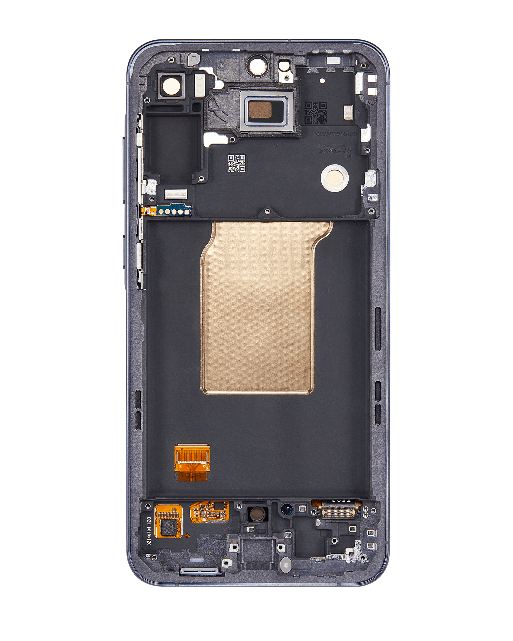 OLED Display mit Rahmen für Samsung Galaxy A55 (A556 / 2024) (professionell aufgearbeitet) (Navy) – Bild 4