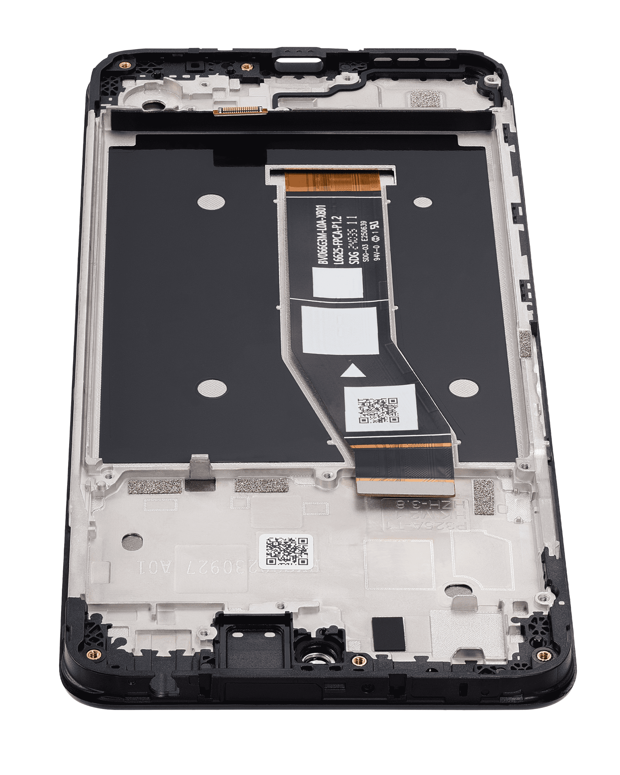 LCD Display mit Rahmen für Motorola Moto G24 (XT2423 / 2024) / G24 Power (XT2425-1 / 2024) (professionell aufgearbeitet) – Bild 2