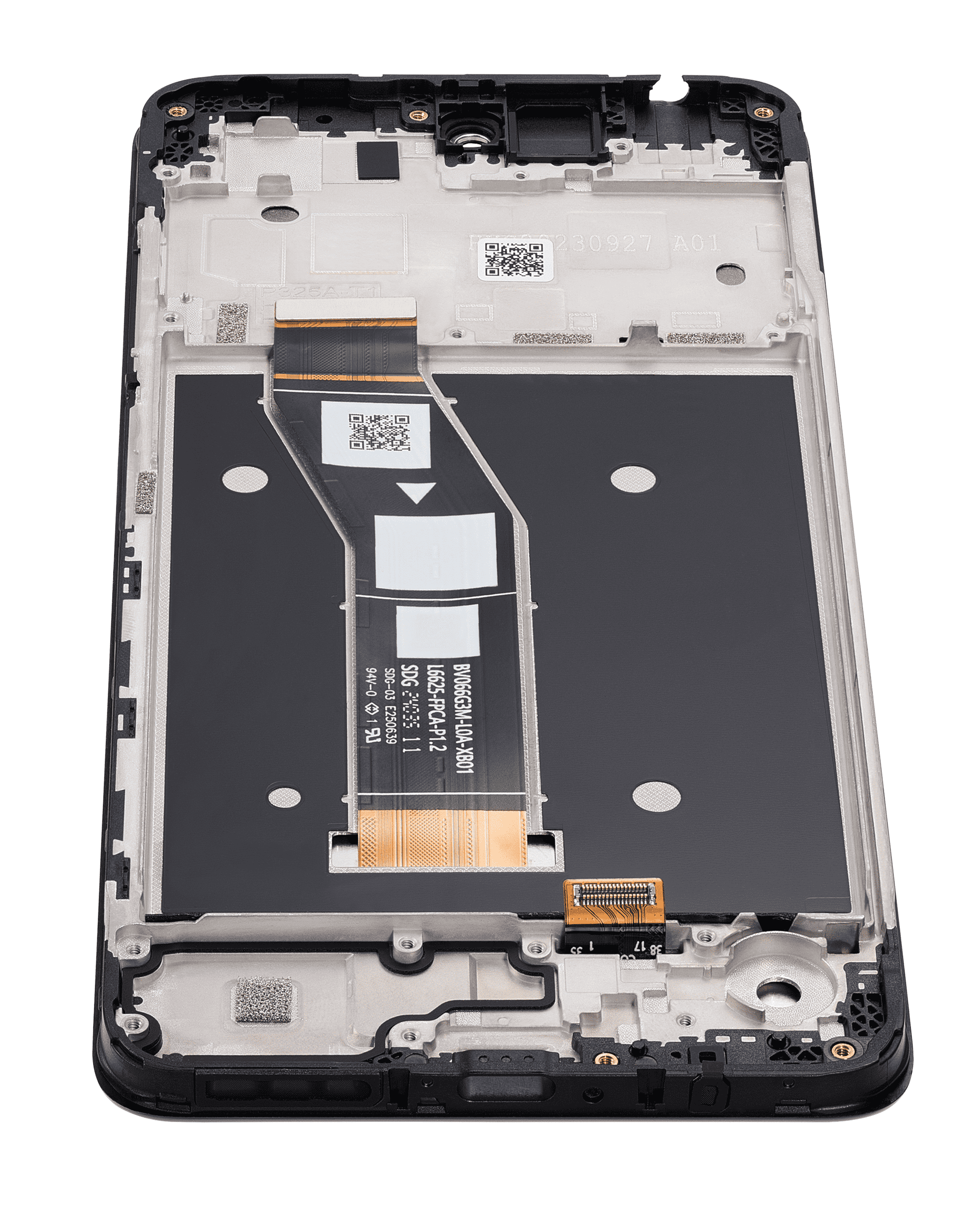 LCD Display mit Rahmen für Motorola Moto G24 (XT2423 / 2024) / G24 Power (XT2425-1 / 2024) (professionell aufgearbeitet) – Bild 3