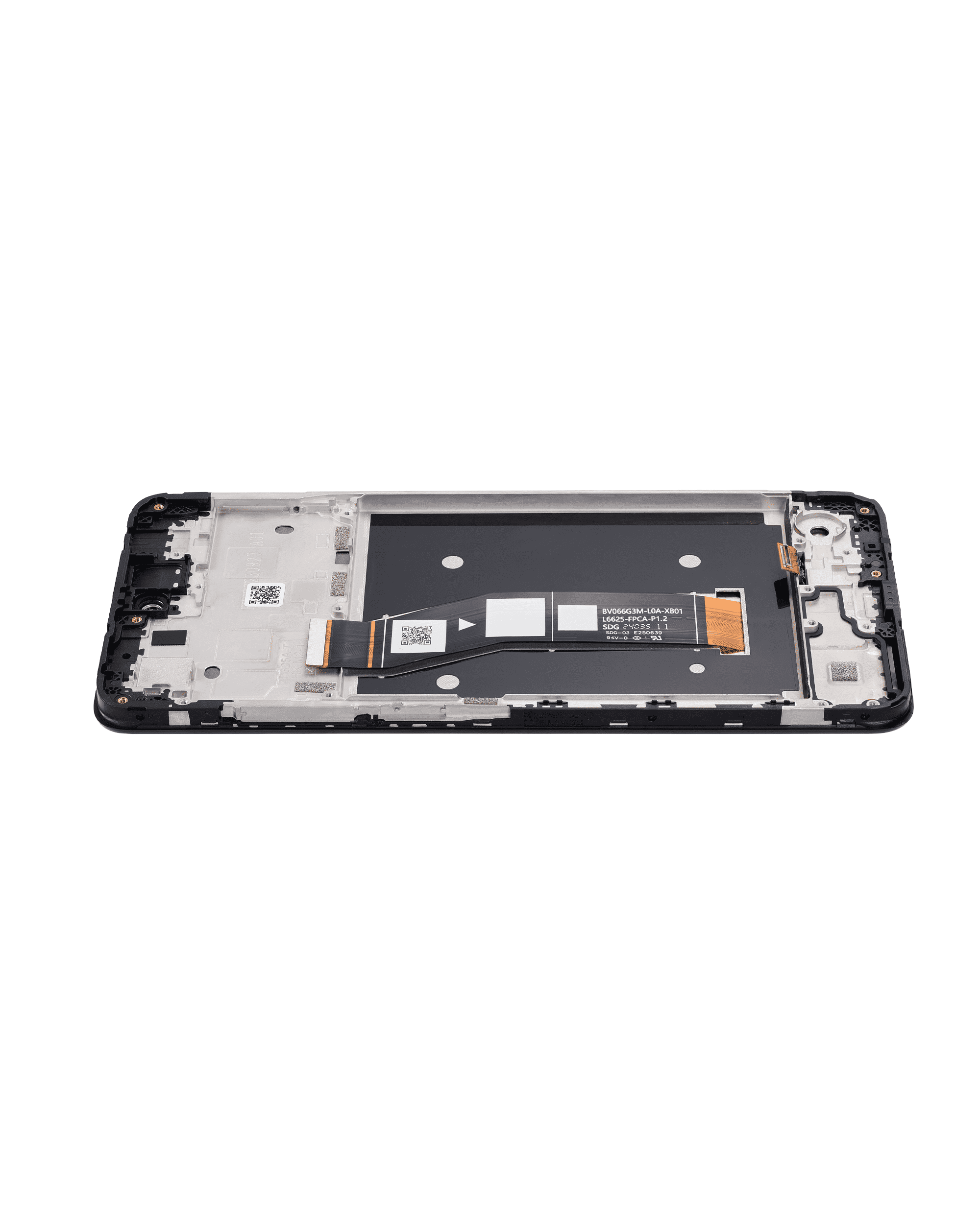 LCD Display mit Rahmen für Motorola Moto G24 (XT2423 / 2024) / G24 Power (XT2425-1 / 2024) (professionell aufgearbeitet) – Bild 4