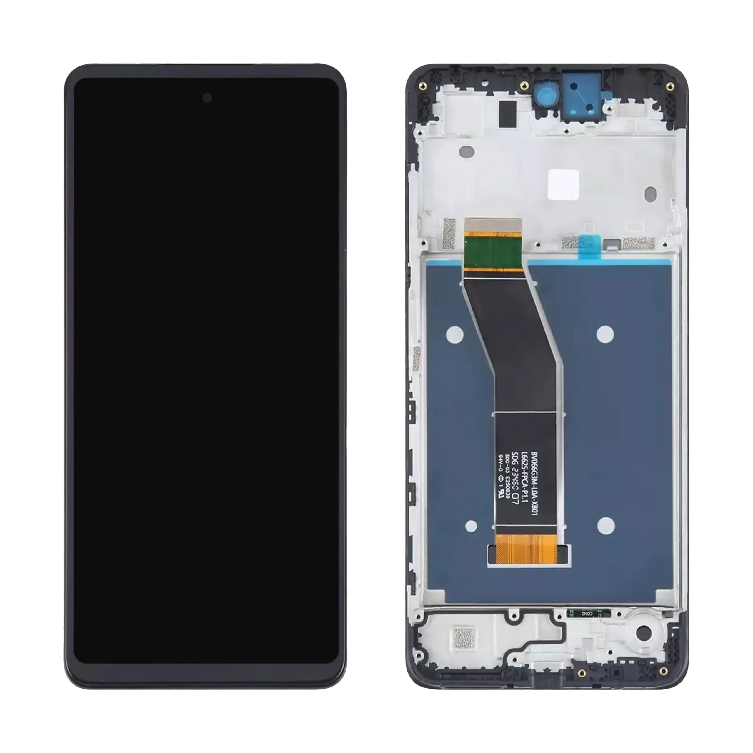 LCD Display mit Rahmen für Motorola Moto G24 (XT2423 / 2024) / G24 Power (XT2425-1 / 2024) (Original) – Bild 3