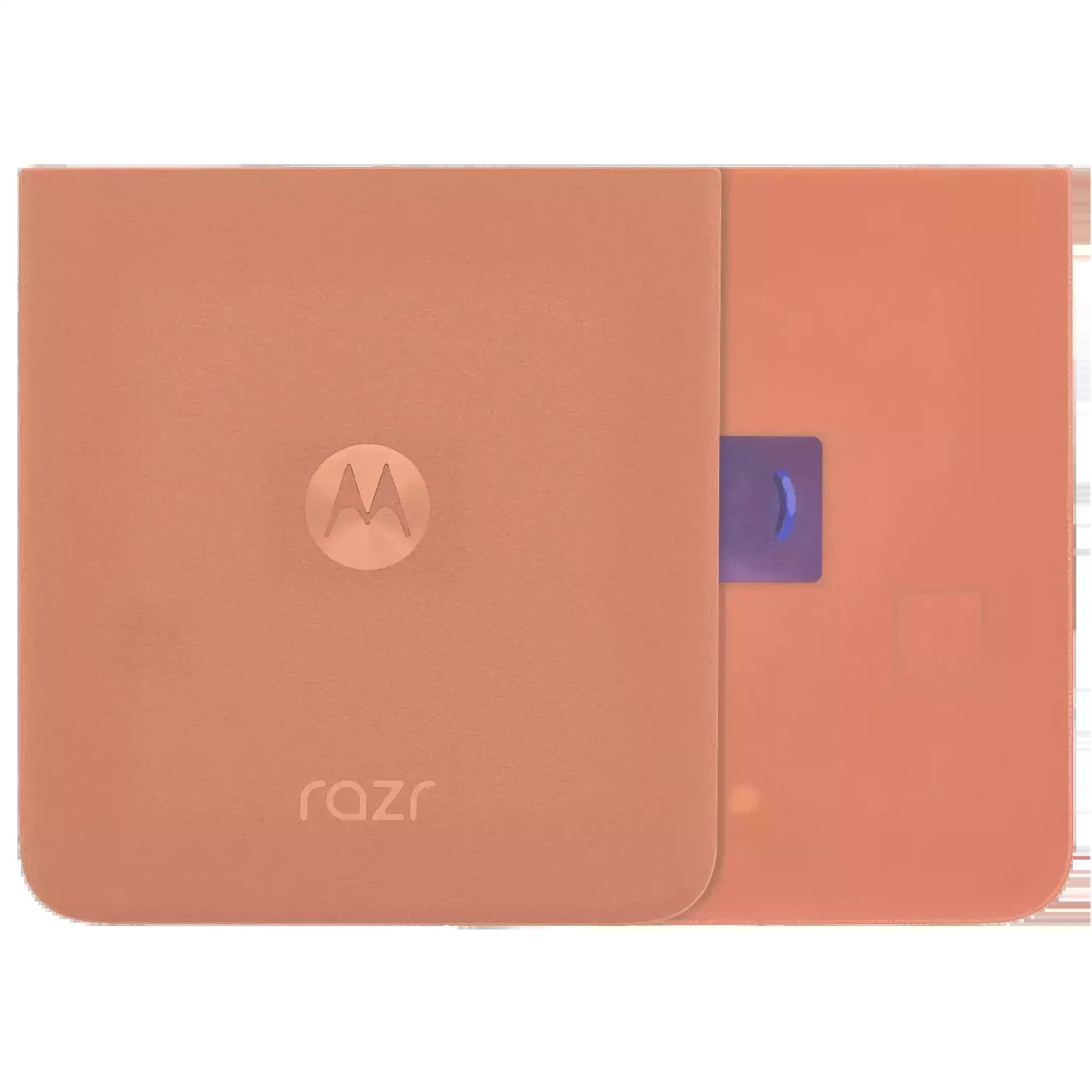Rückdeckelglas für Motorola Razr Plus / Razr 50 Ultra (XT2451 / 2024) / Razr Plus 2025 (XT2557 / 2025) (Original) (Peach Fuzz)