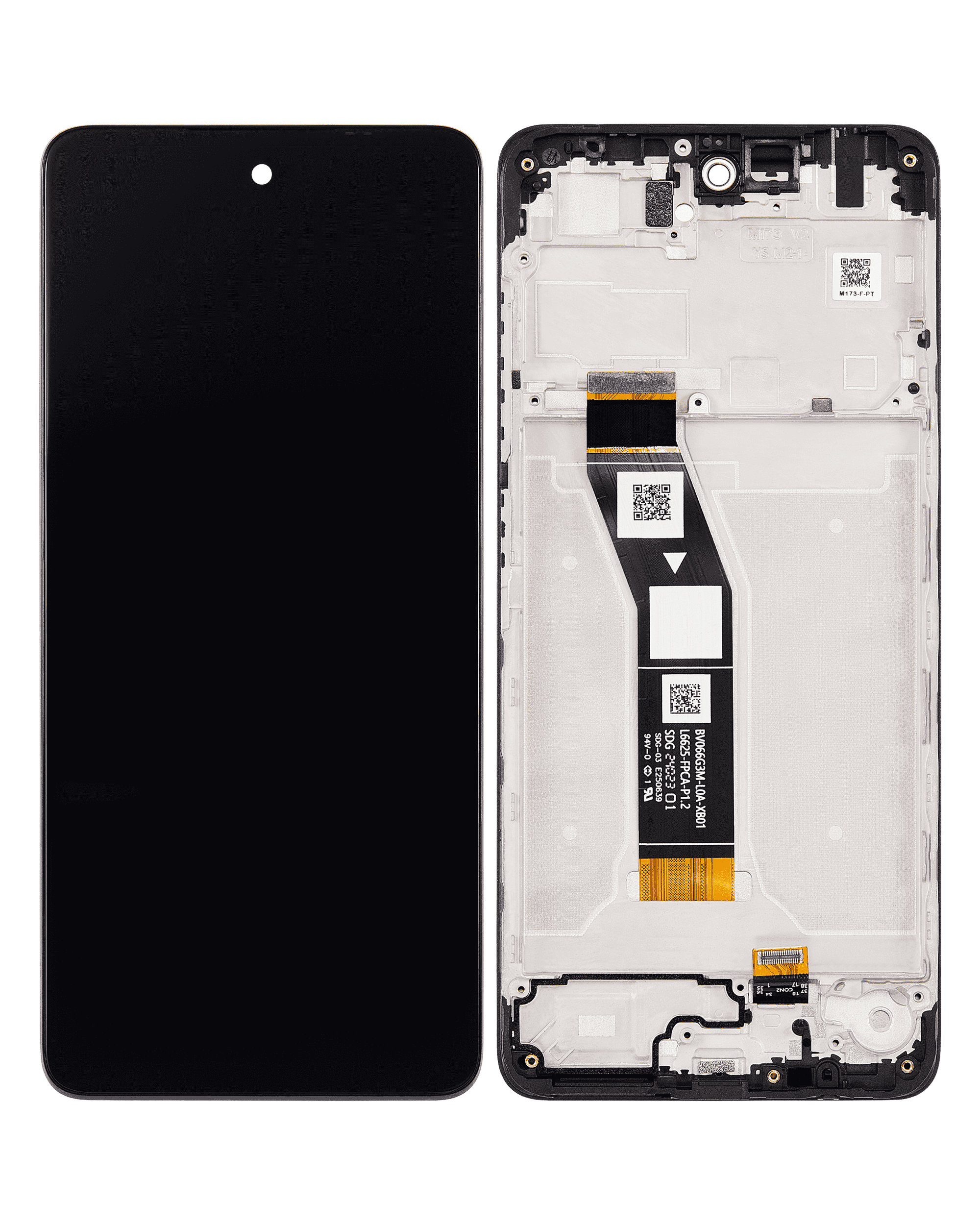 LCD Display mit Rahmen für Motorola Moto G04 (XT2421 / 2024)/ G04S (XT2421-8) / E14 (XT2421-12) (professionell aufgearbeitet) – Bild 3