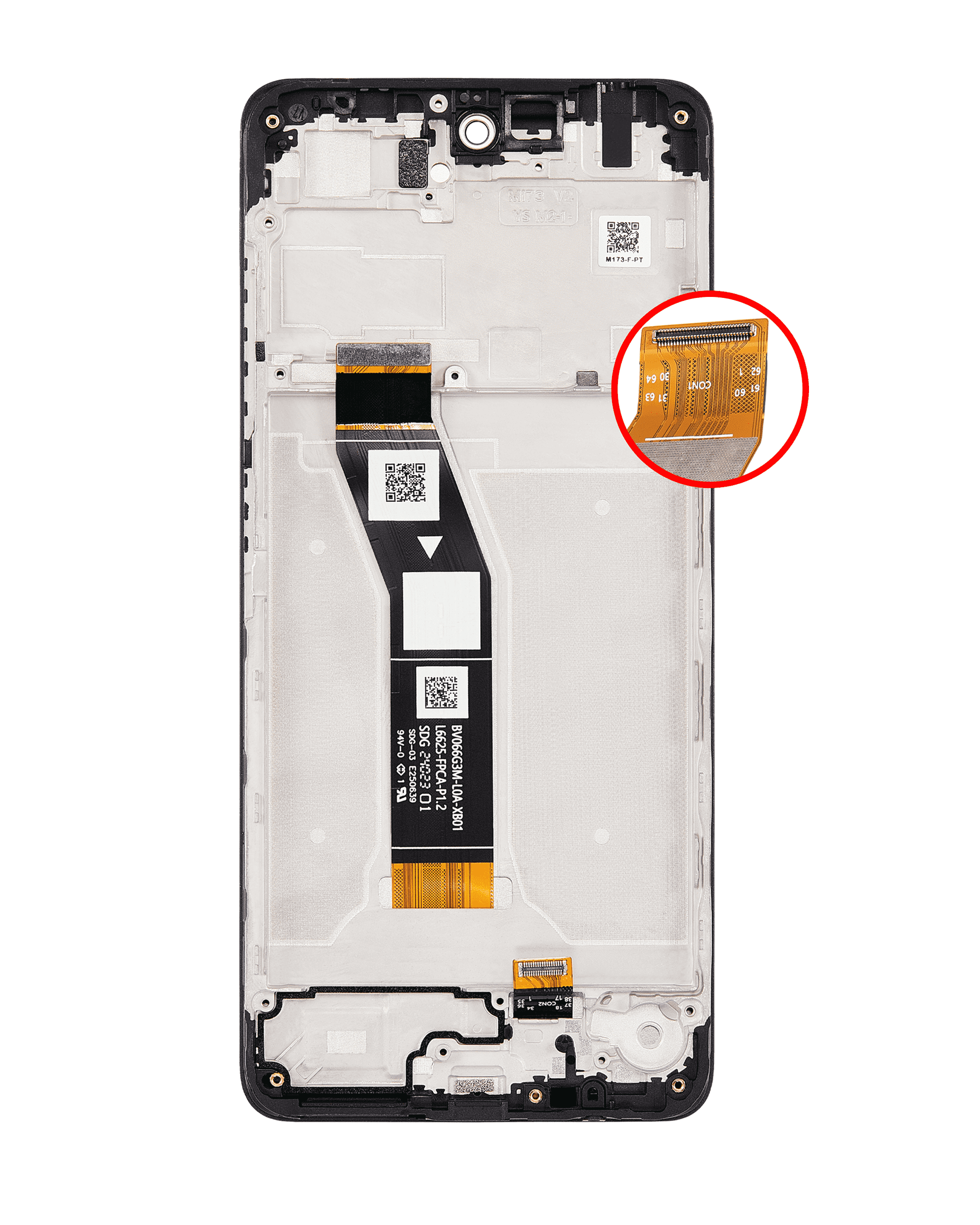 LCD Display mit Rahmen für Motorola Moto G04 (XT2421 / 2024)/ G04S (XT2421-8) / E14 (XT2421-12) (professionell aufgearbeitet) – Bild 4