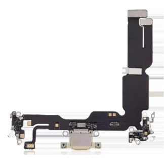 Ladebuchse Flexkabel für iPhone 15 Plus (Aftermarket Plus) (Yellow)