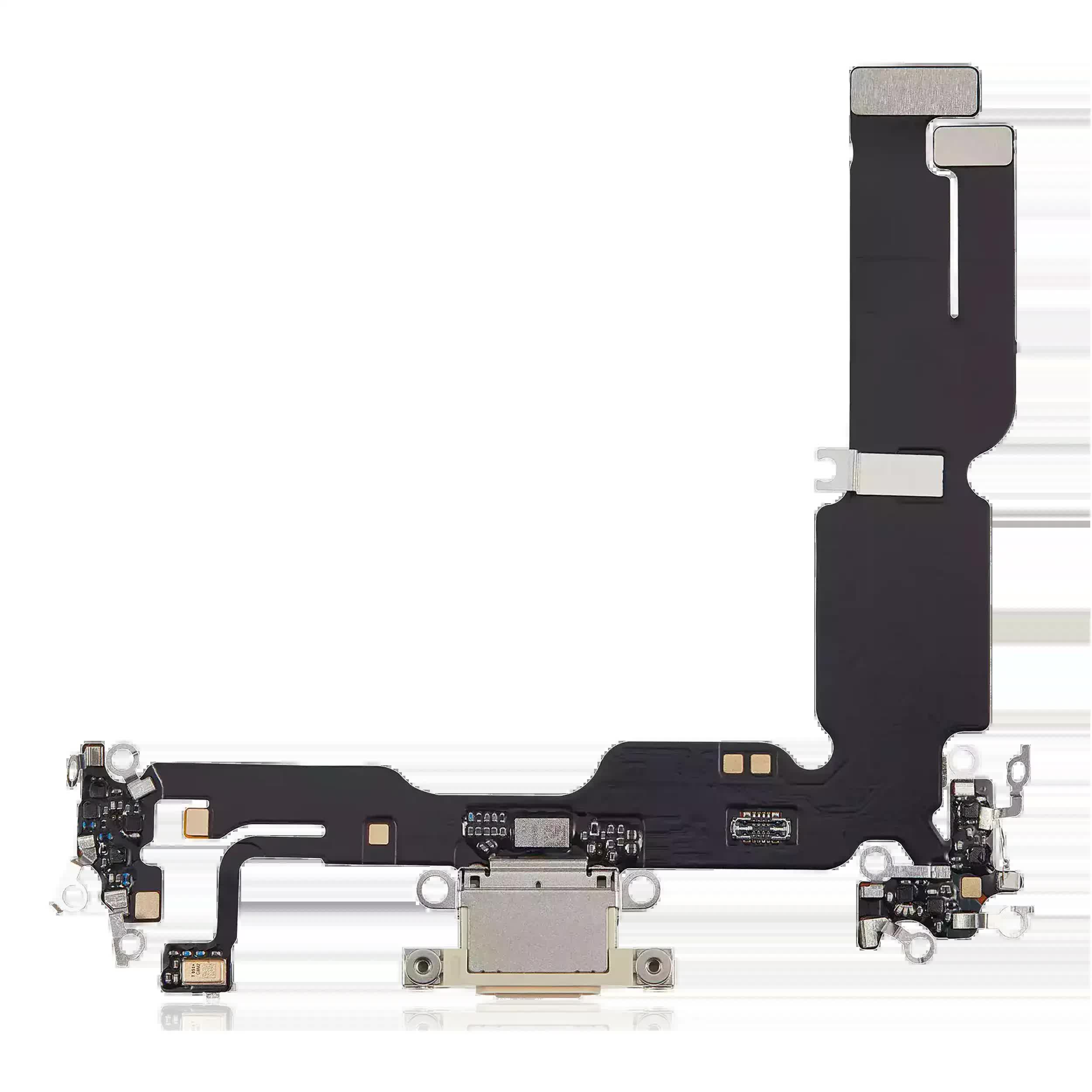 Ladebuchse Flexkabel für iPhone 15 Plus (Aftermarket Plus) (Yellow)