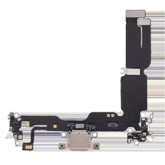 Ladebuchse Flexkabel für iPhone 15 Plus (Aftermarket Plus) (Pink (Rosa))